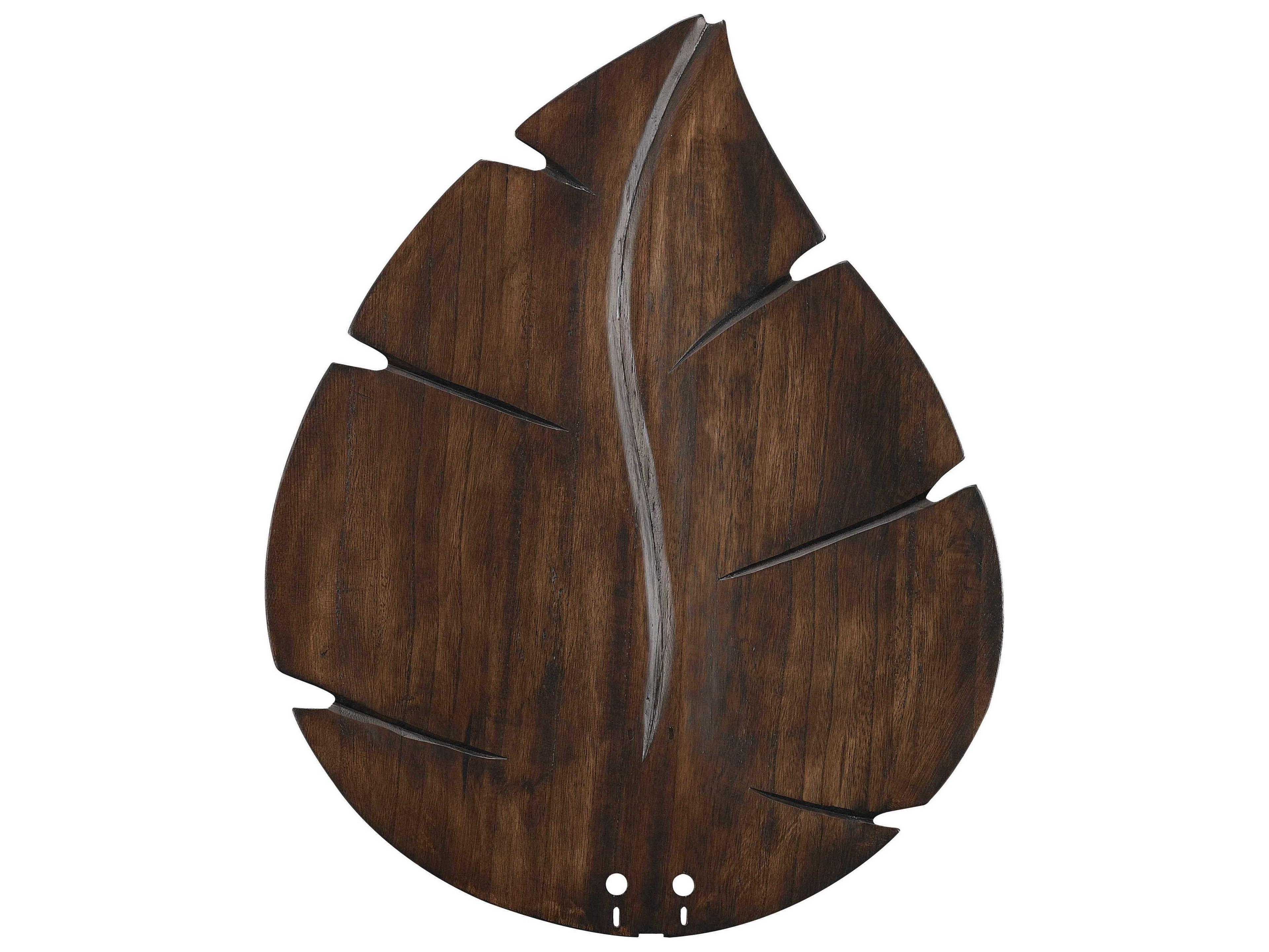 Fanimation 22" Leaf Carved Wood Fan Blade Set of 5