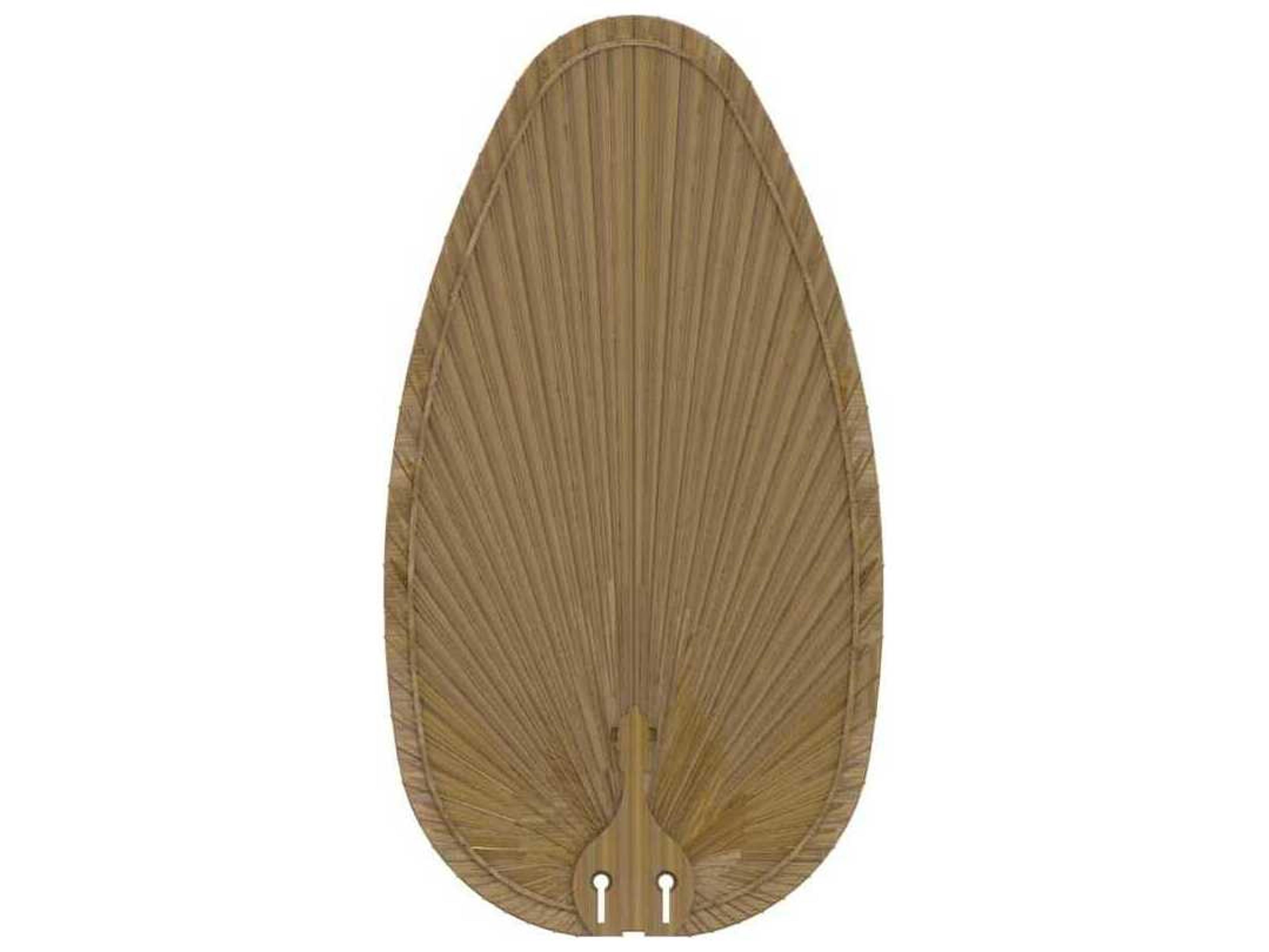Fanimation Islander Koa Narrow Oval Palm Blade Set of 5