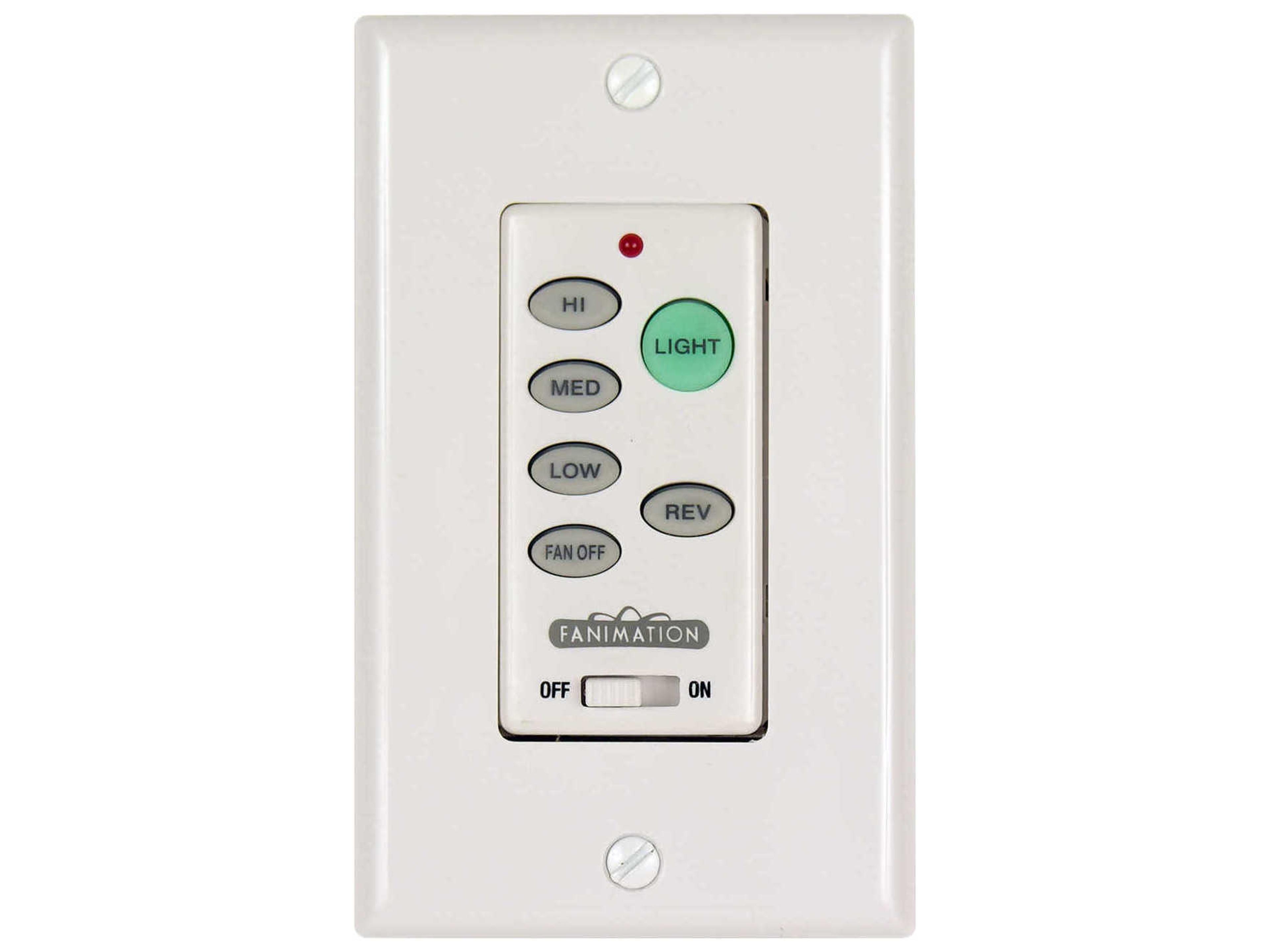 Fanimation Fan Speed and Light Wall Control