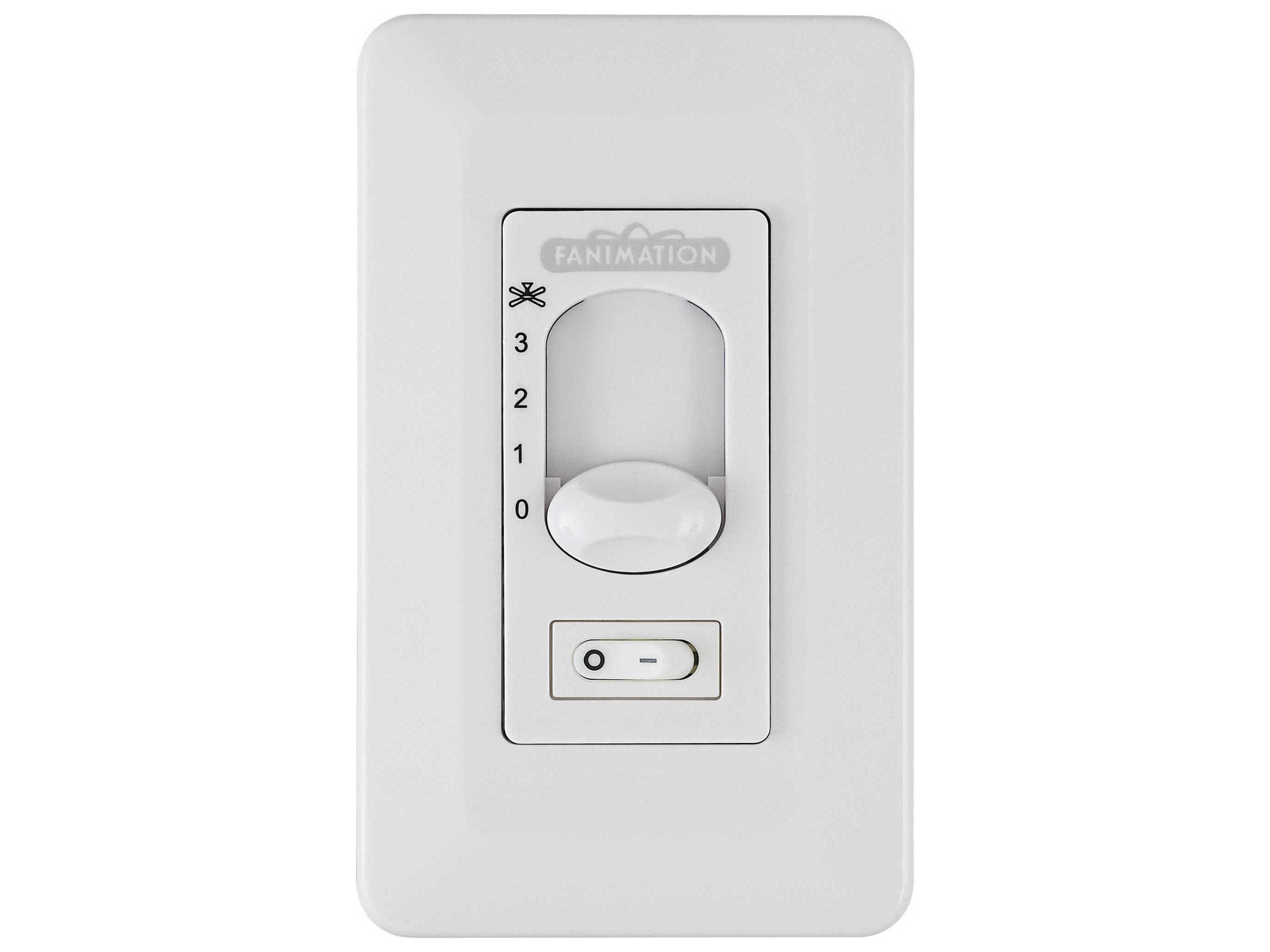 Fanimation Non-Reversing Wall Control - Fan Speed and Light