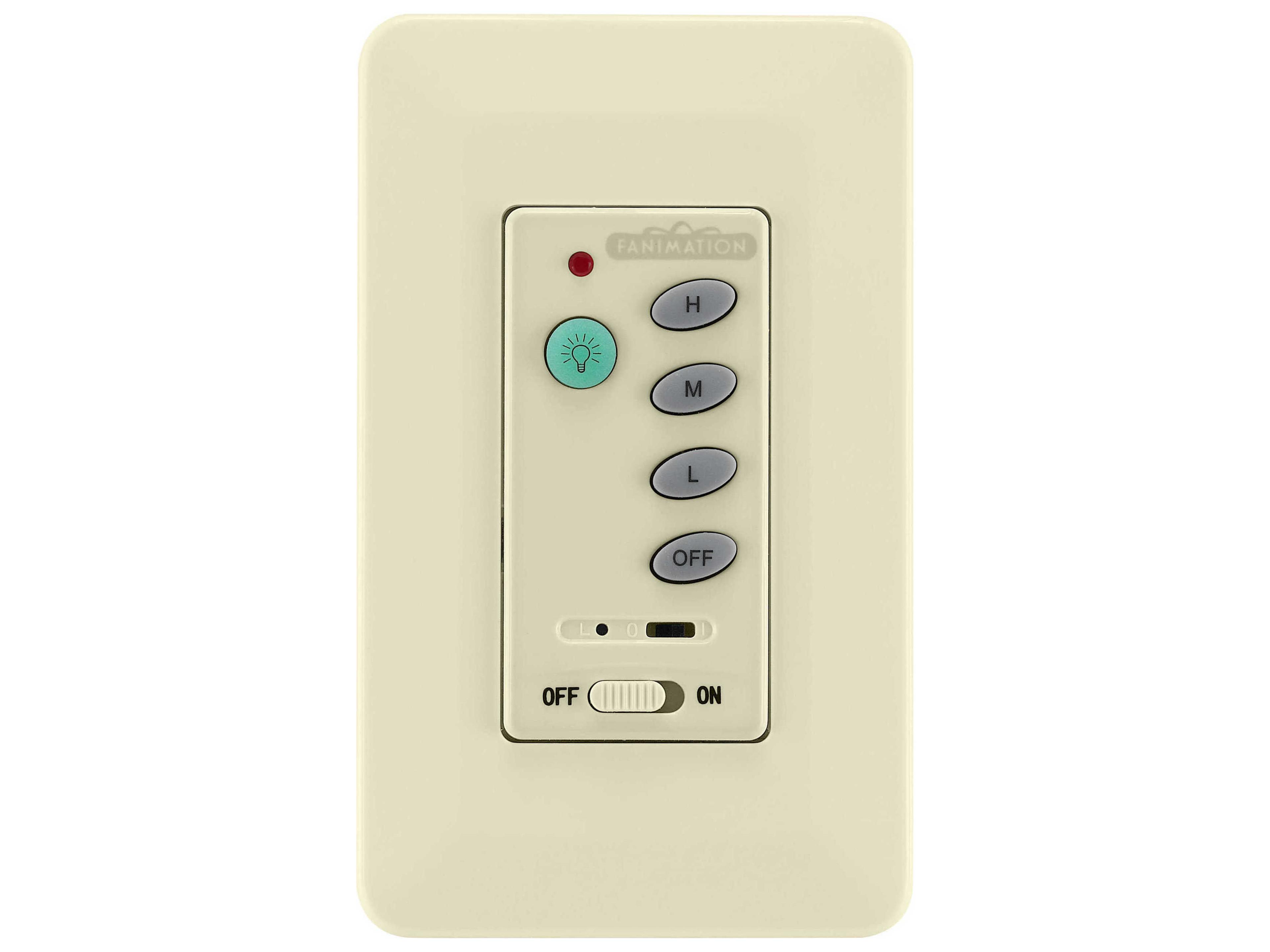 Fanimation Non-Reversing Wall Control with Receiver