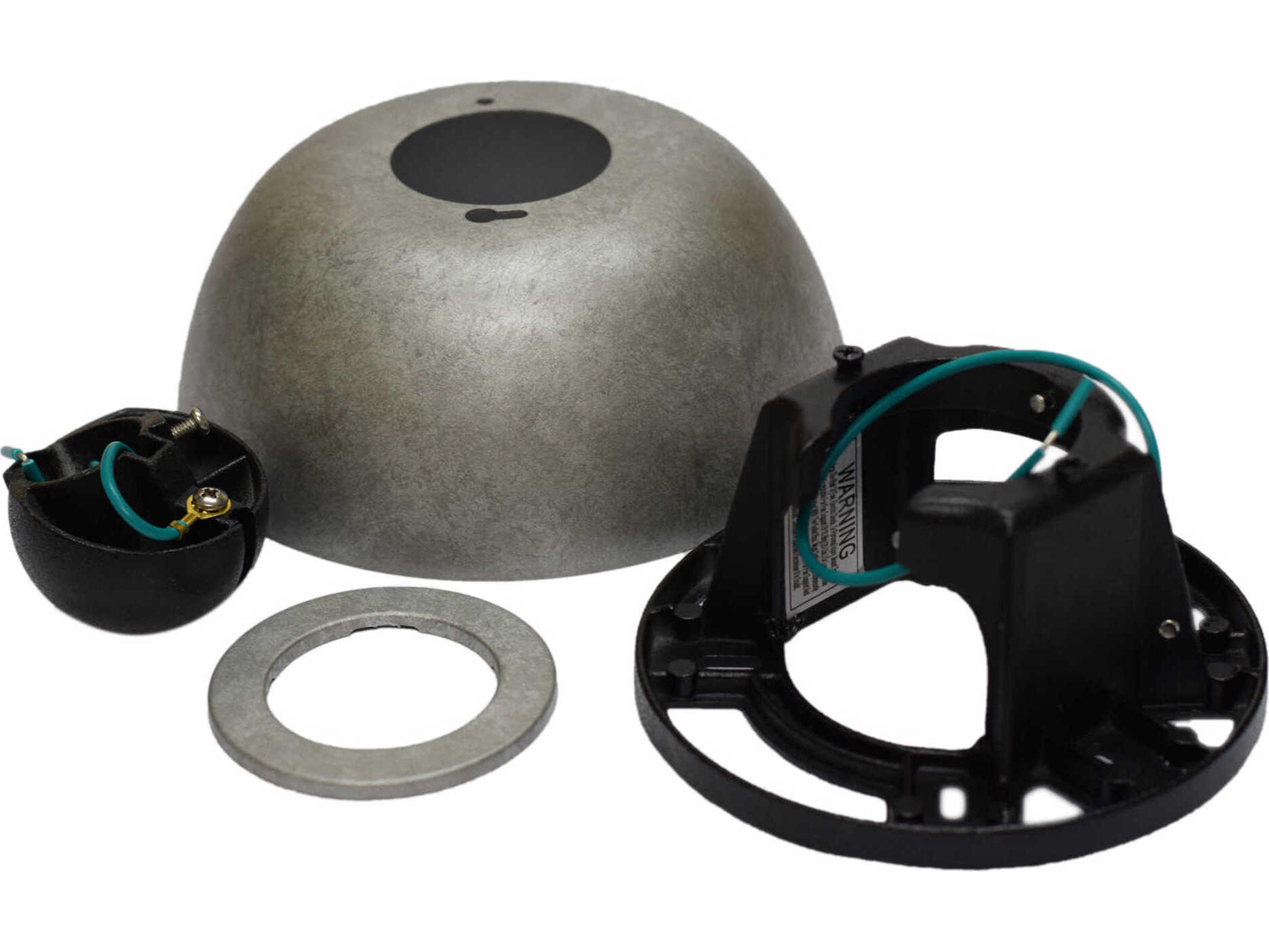 Fanimation Accessory Ceiling Fan Sloped Ceiling Kit - 1-inch - Galvanized