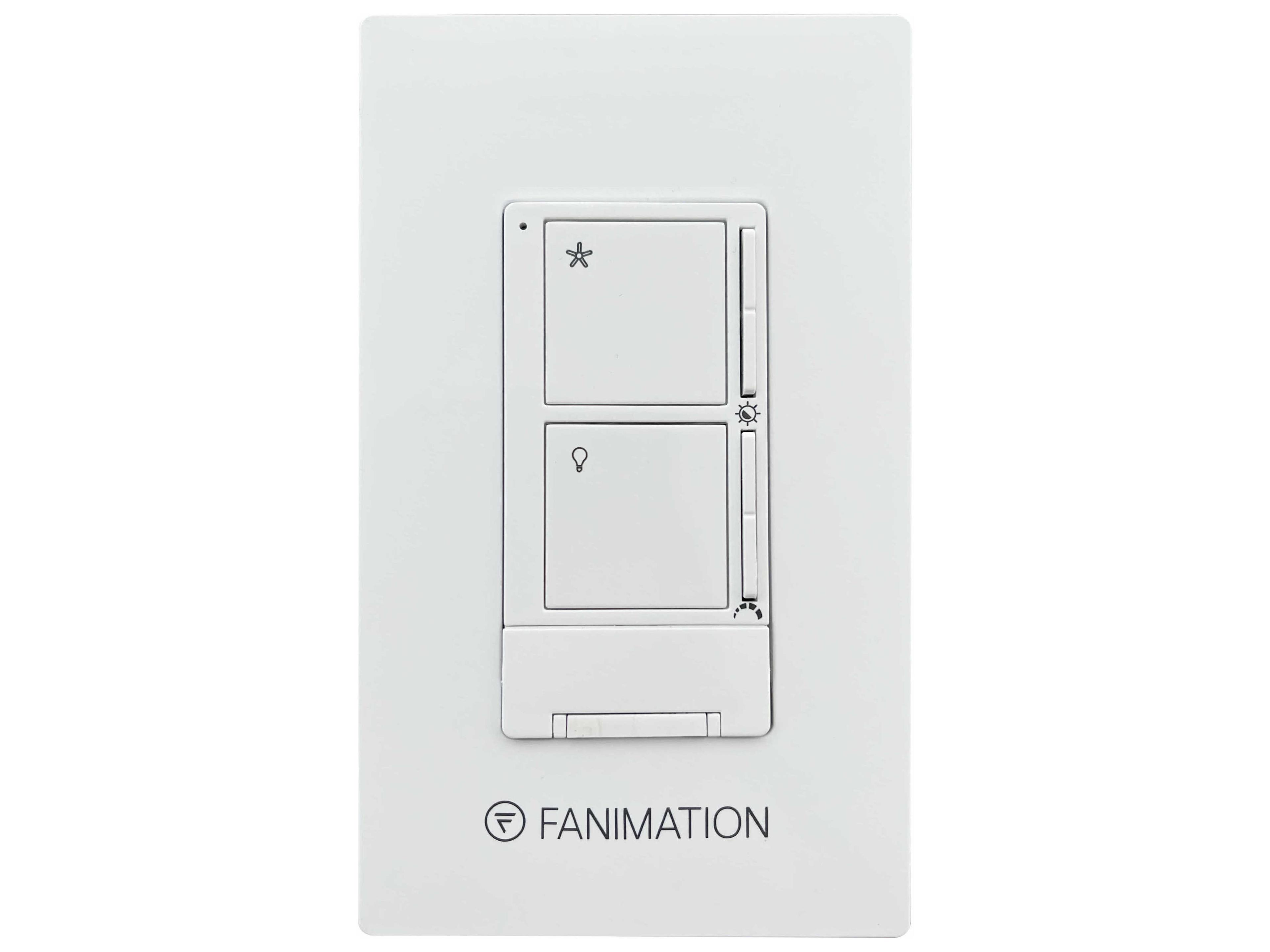 Fanimation White Three-Speed and Correlated Color Temperature Wall Control
