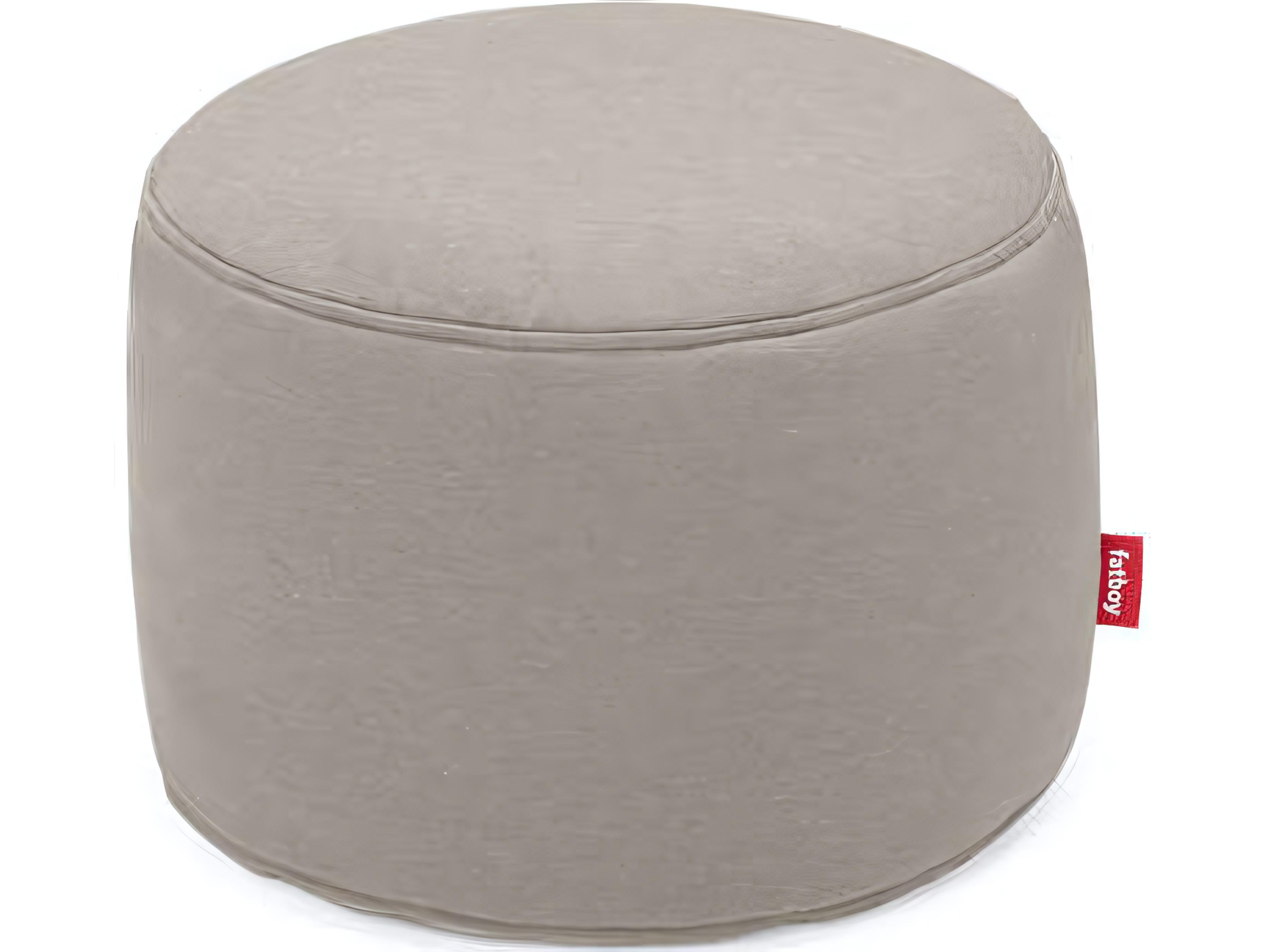 Fatboy Outdoor Point Pouf Ottoman in Grey Taupe
