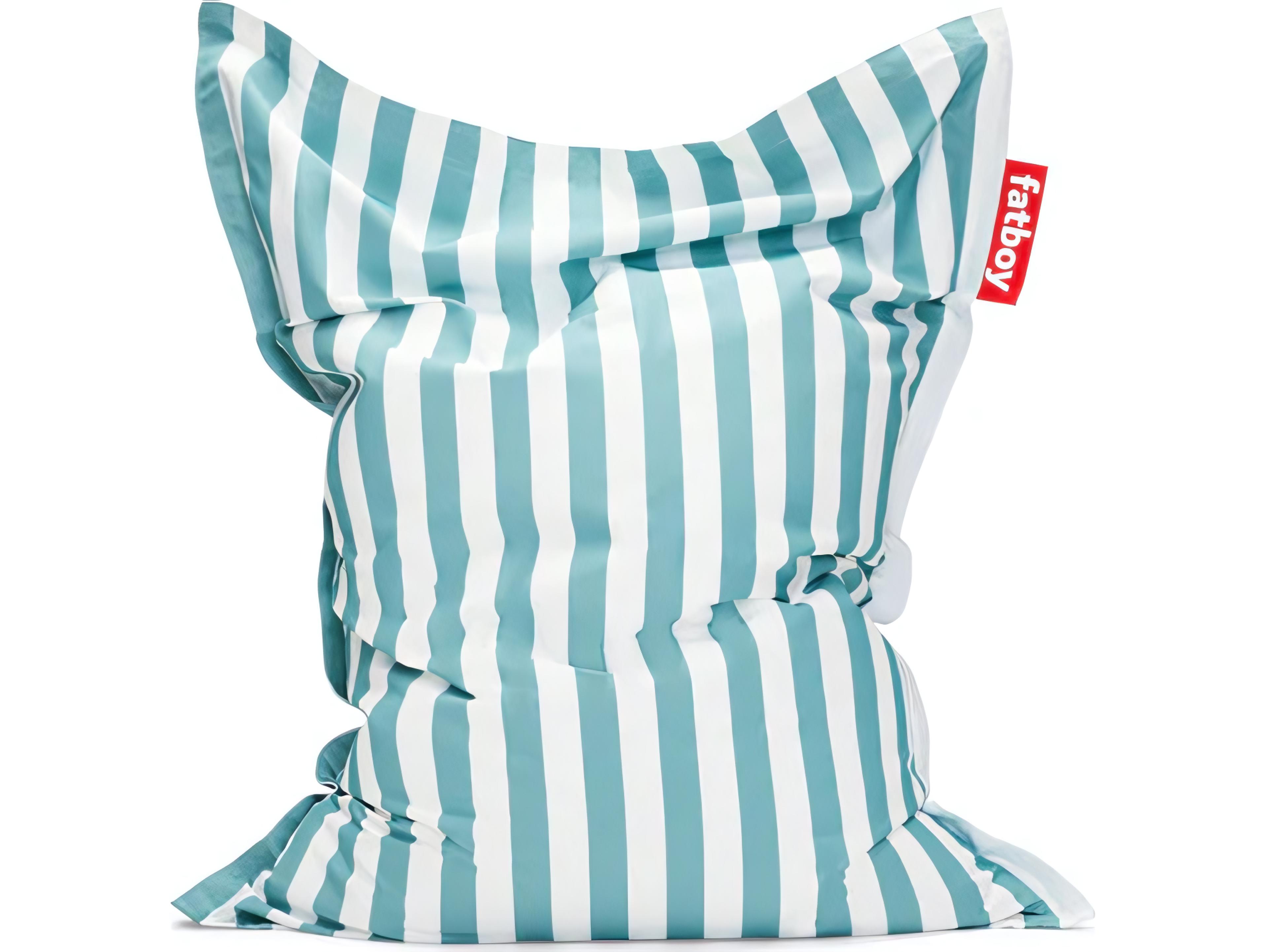 Original Slim Bean Bag Chair in Stripe Azur