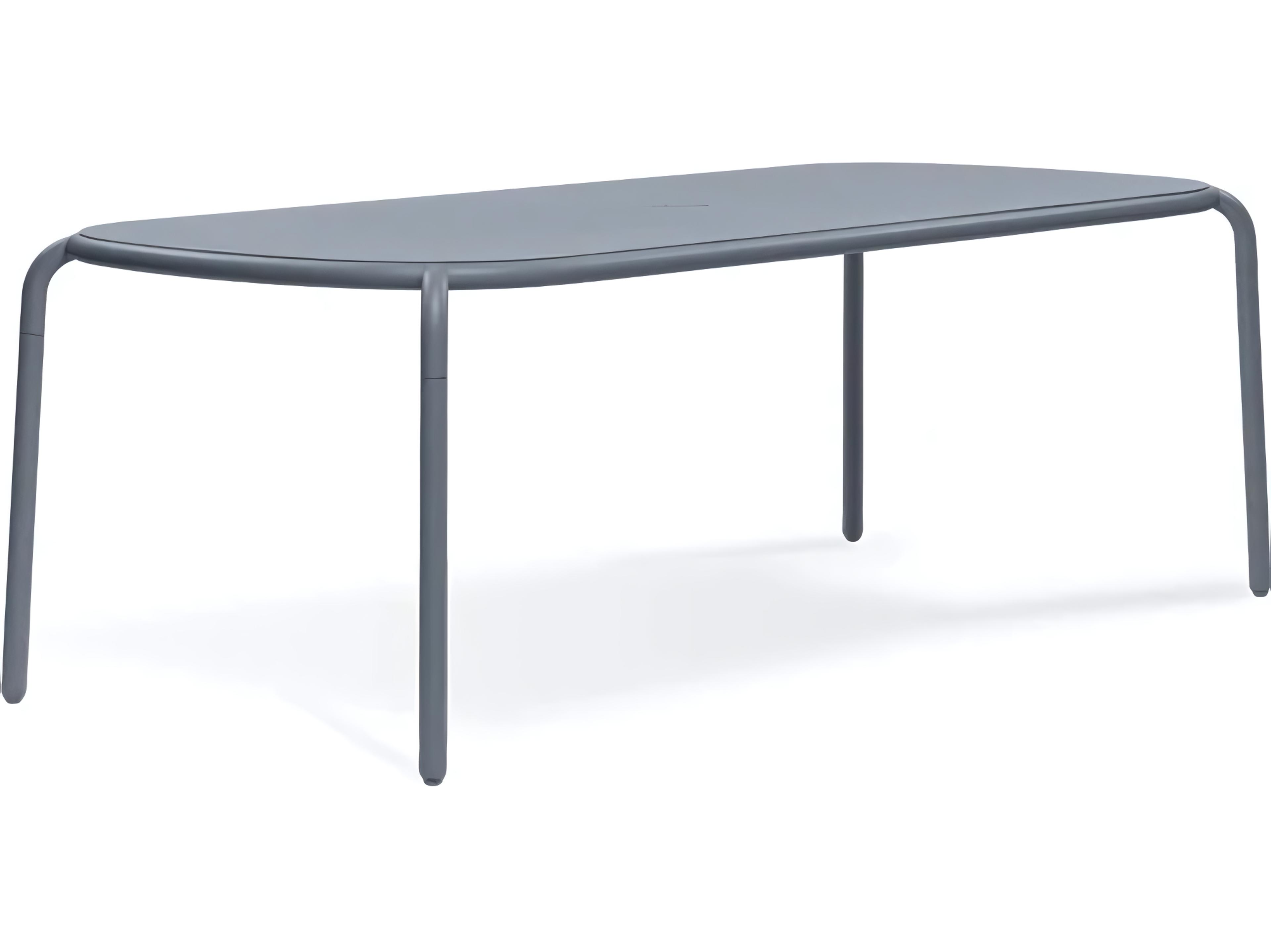Fatboy Outdoor Toni Tablo 86.6"W x 39"D Rectangular Dining Table in Elephant