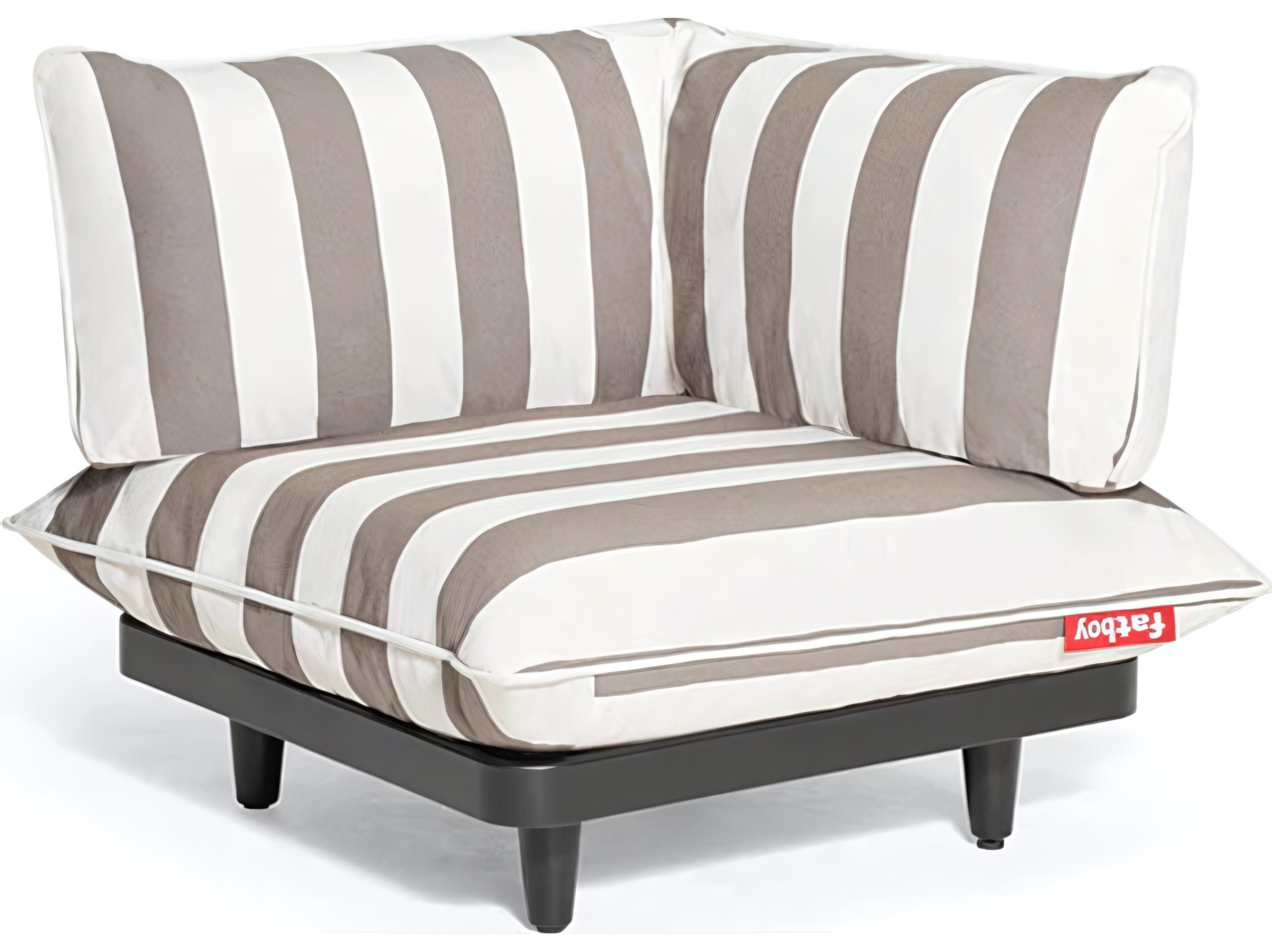 Fatboy Outdoor Paletti Corner Lounge Chair in Stripe Cacao