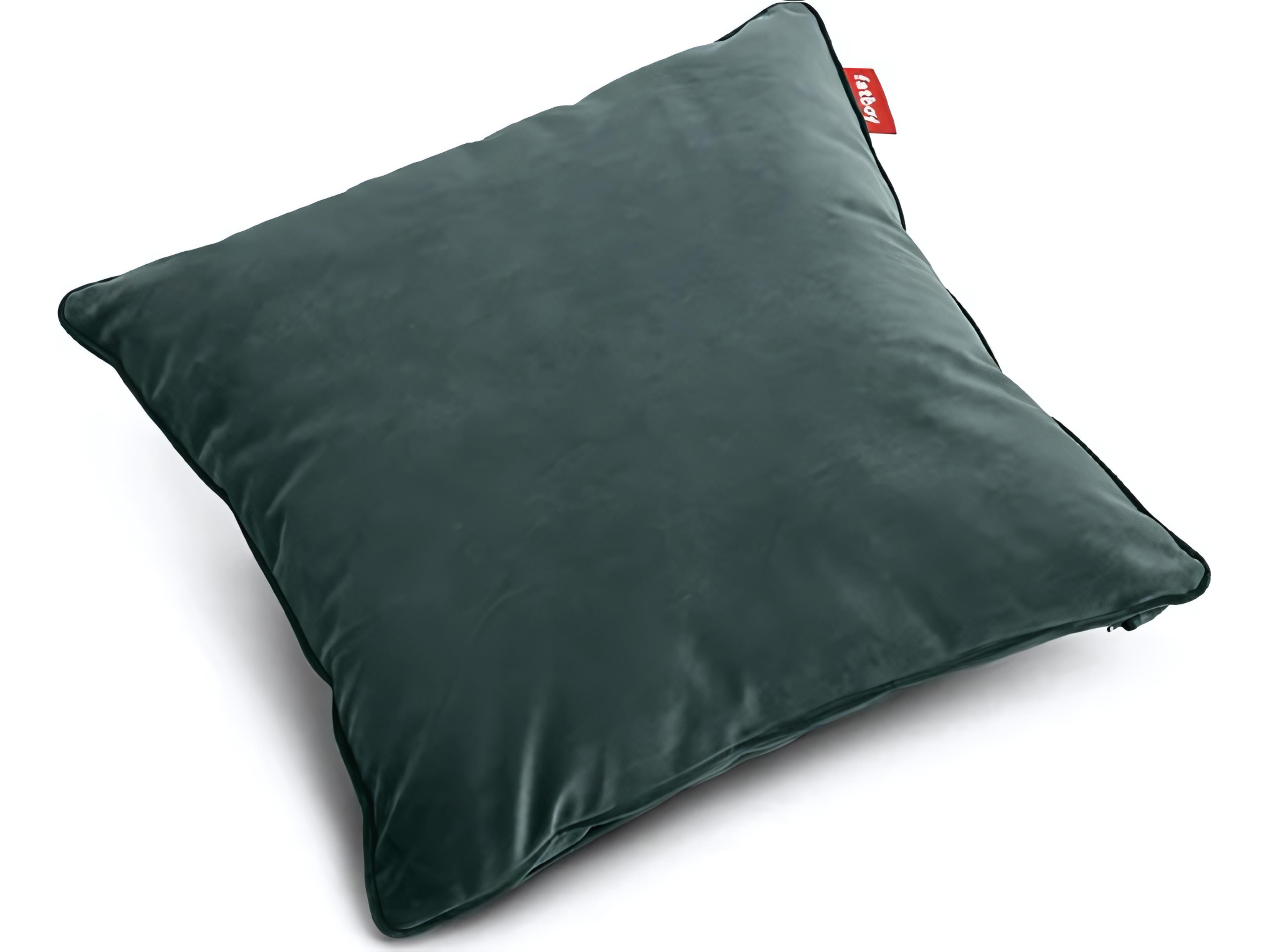 Fatboy Square Recycled Velvet Accent Pillow in Petrol