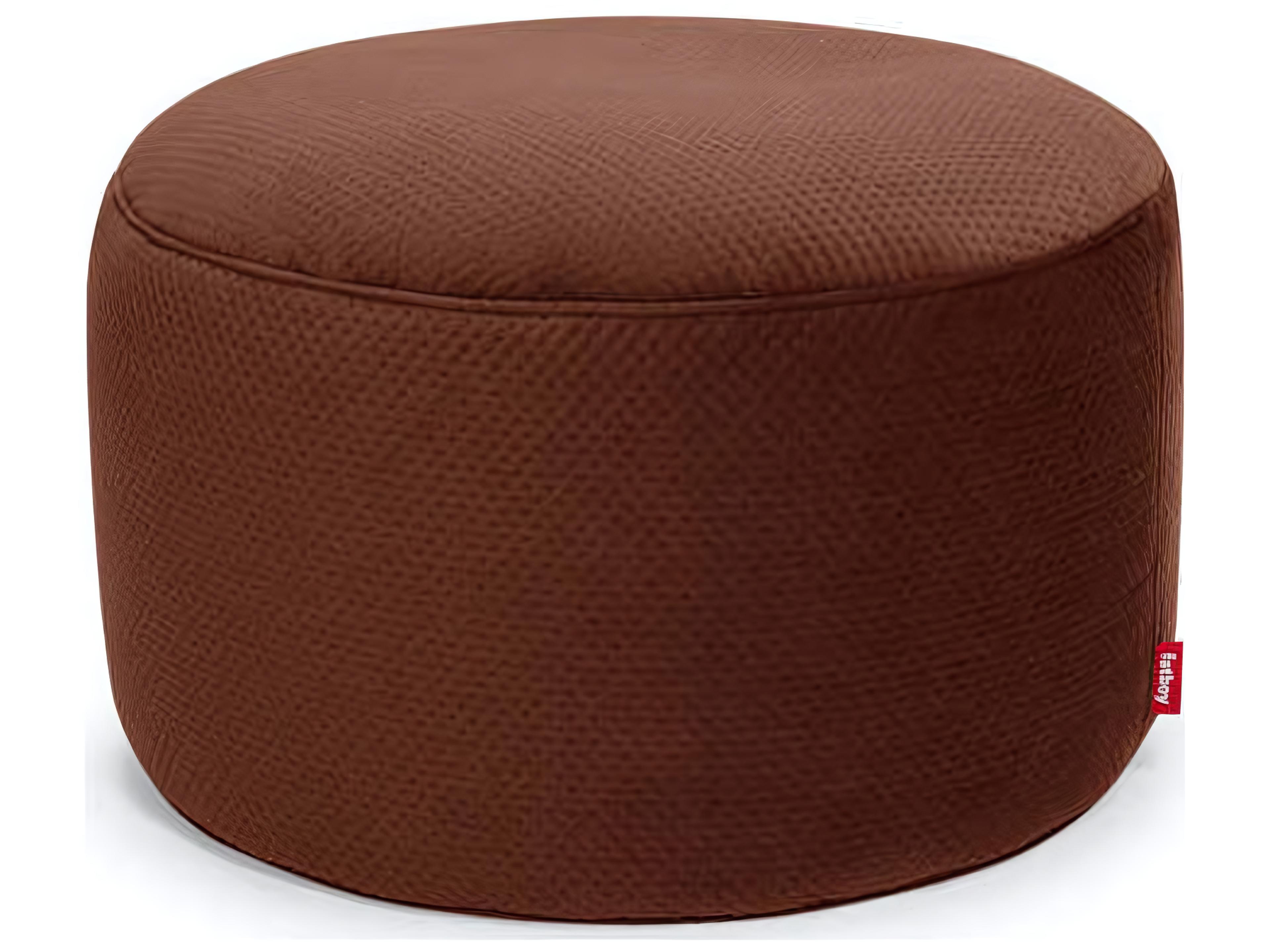 Fatboy Point Large Recycled Royal Velvet Pouf in Tobacco