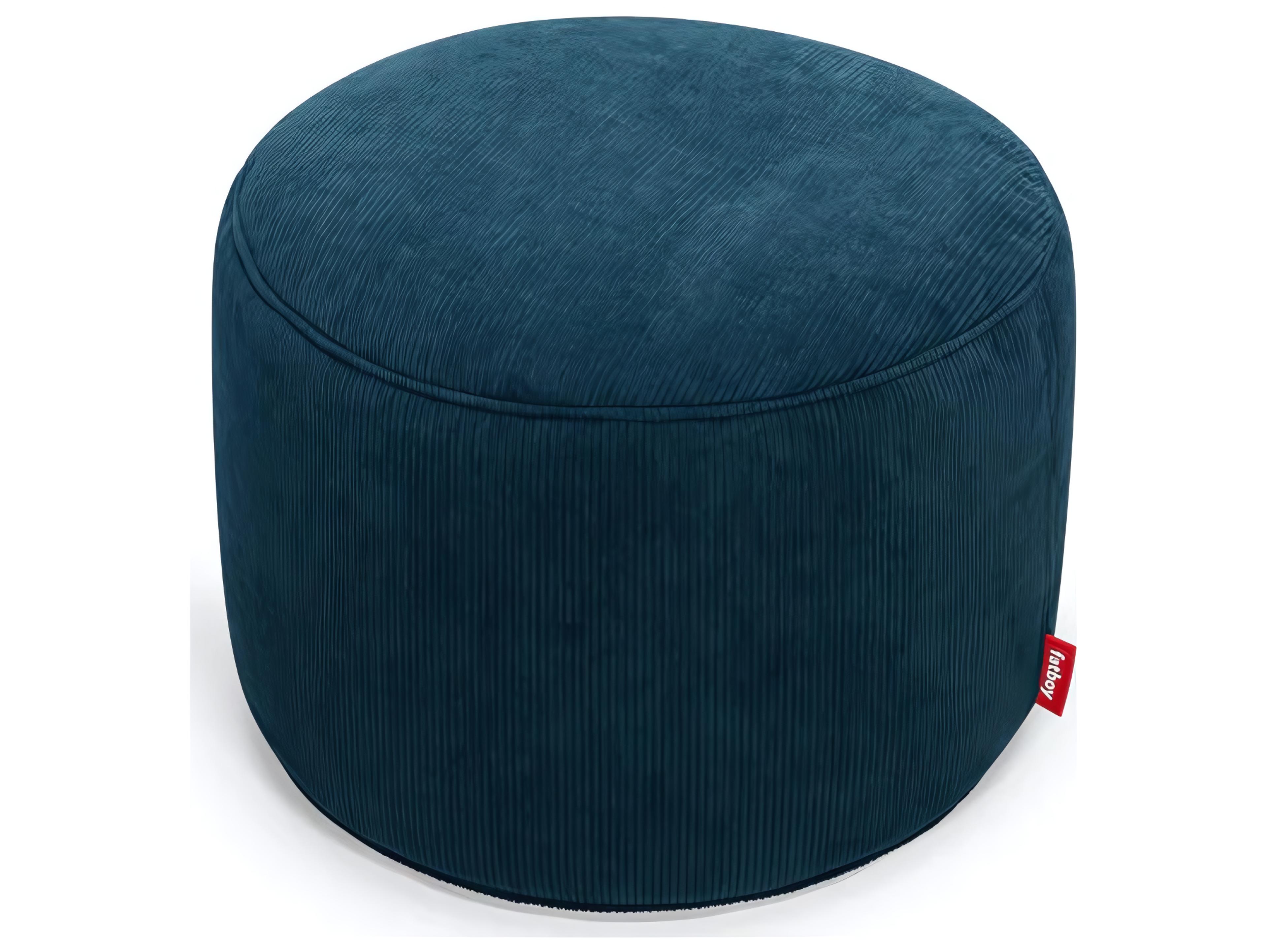 Fatboy Point Recycled Cord Pouf Ottoman in Deep Blue
