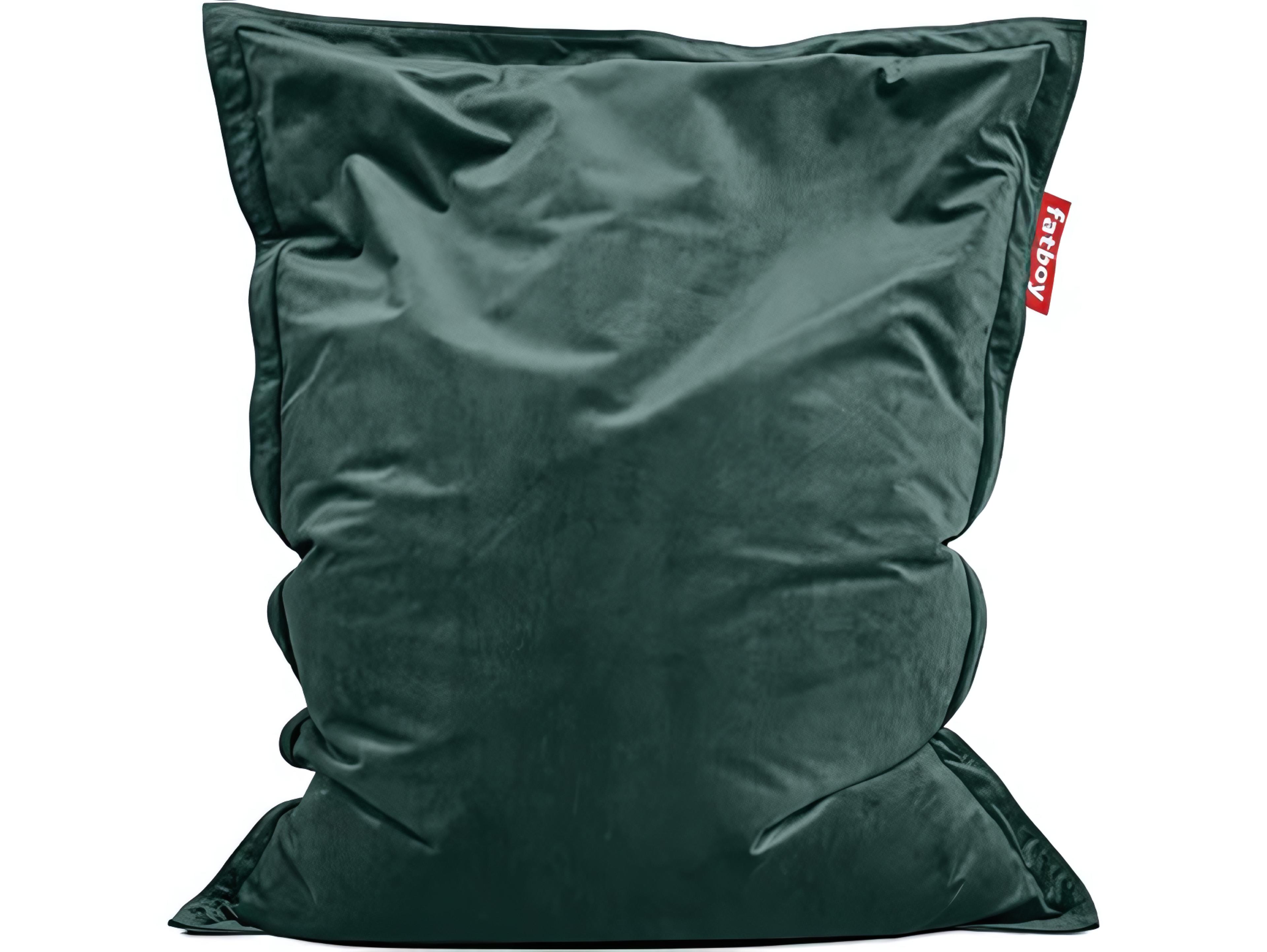 Fatboy Original Slim Recycled Velvet Bean Bag Chair in Petrol