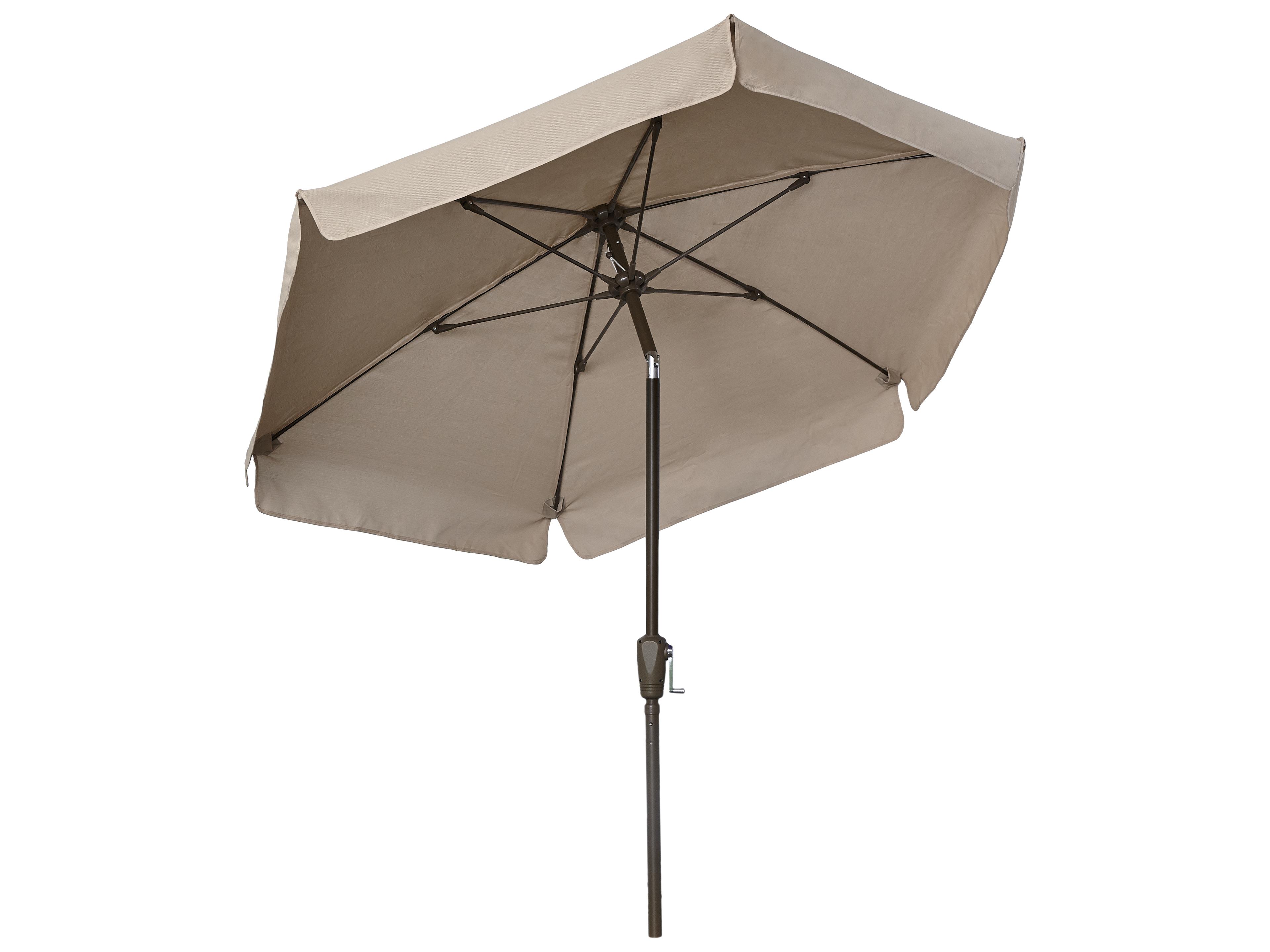 Fiberbuilt Outdoor Umbrellas Quick Ship Home 7.5 Foot Hexagon Aluminum Outdoor Umbrella