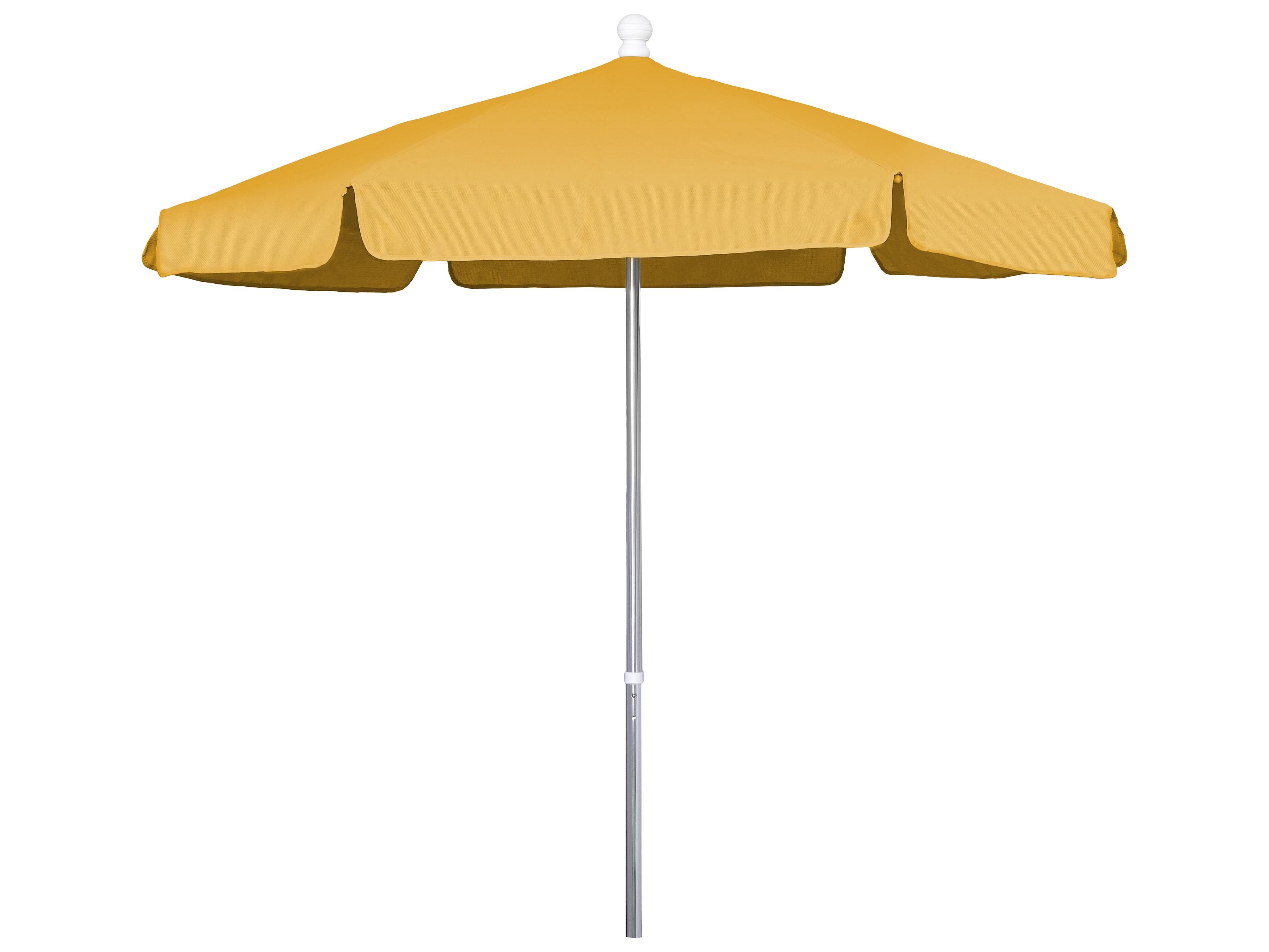 Fiberbuilt Patio Umbrellas Quick Ship Beach 7.5 Foot Push Up Lift Patio Umbrella