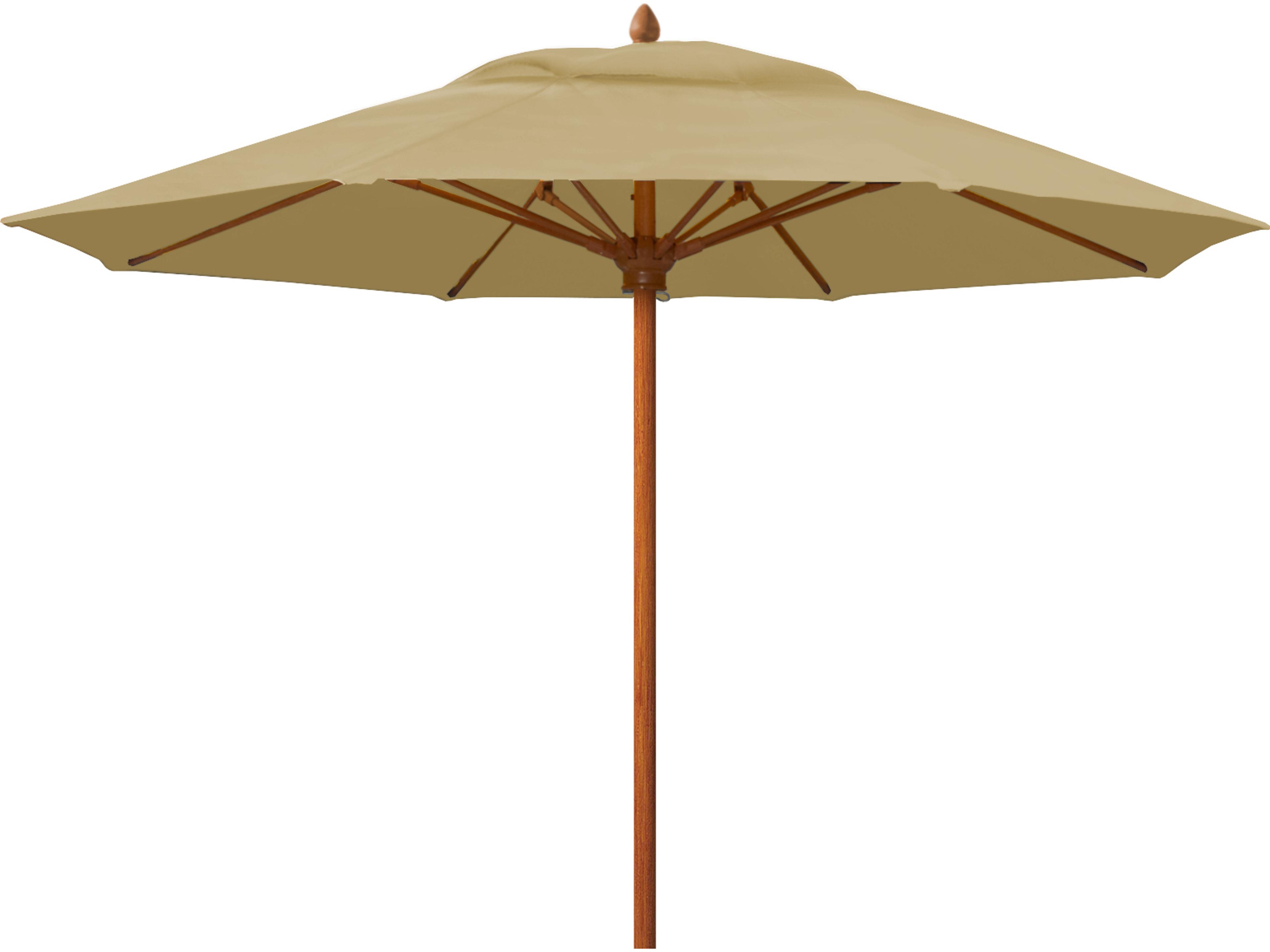 Fiberbuilt Outdoor Umbrellas Prestige - Diamante Fiberglass 9 Foot Octagon Pulley & Pin Outdoor Umbrella