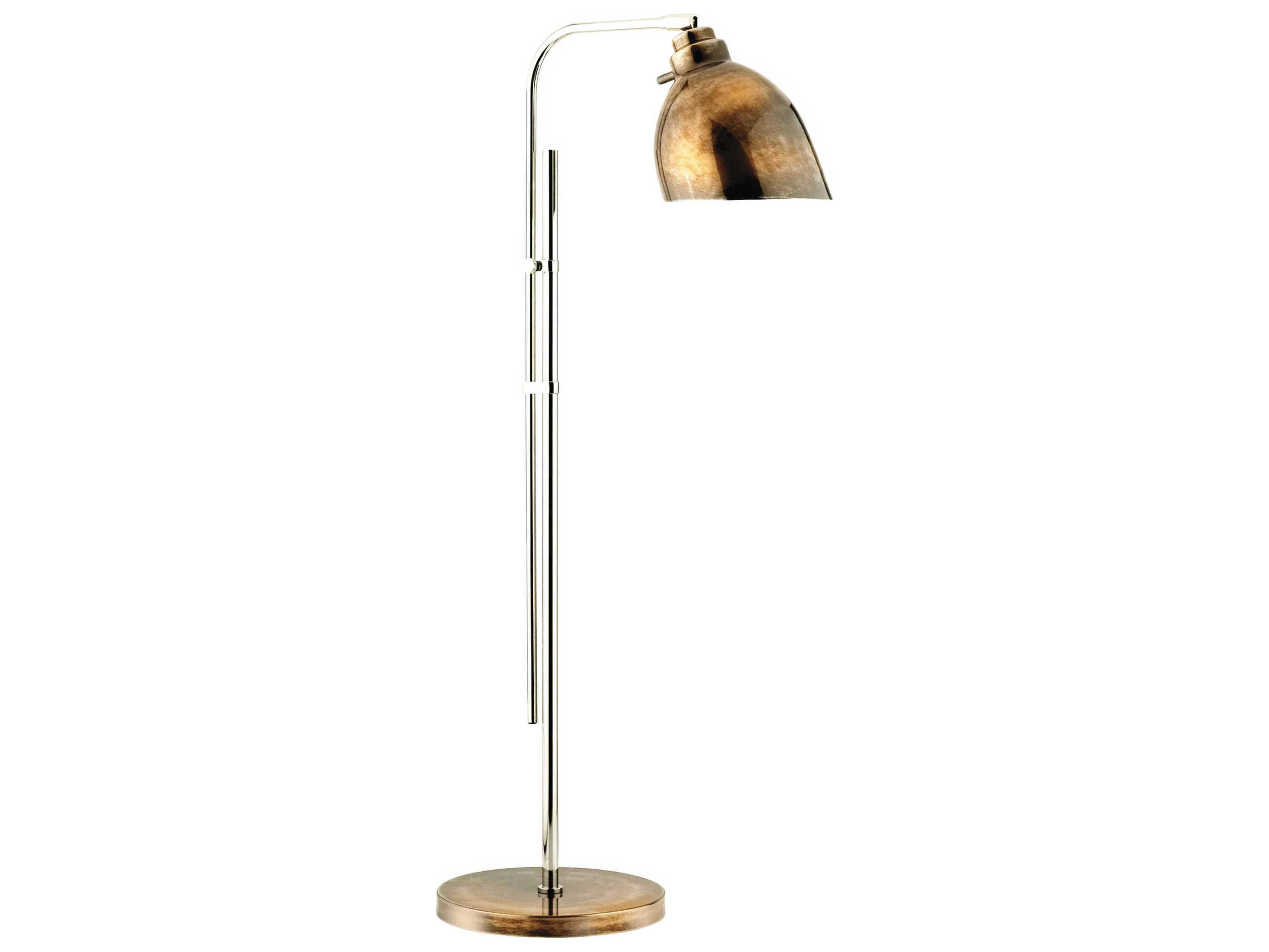 Frederick Cooper Roxy Copper Polished Nickel Floor Lamp