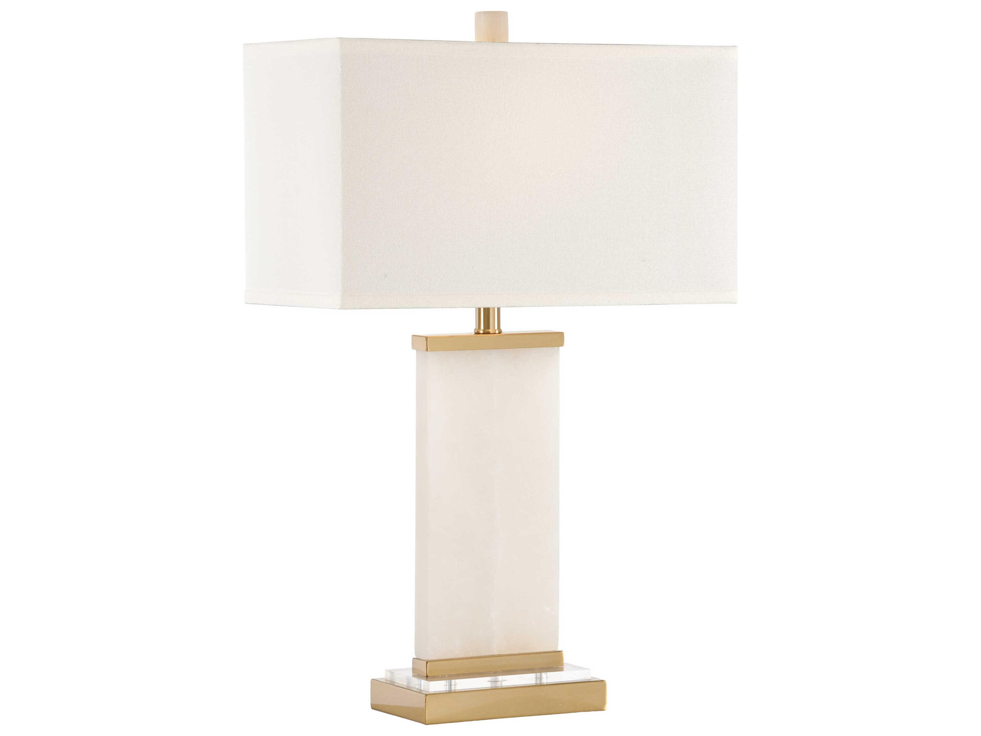 Frederick Cooper Damon Natural White Cream Linen Buffet Lamp