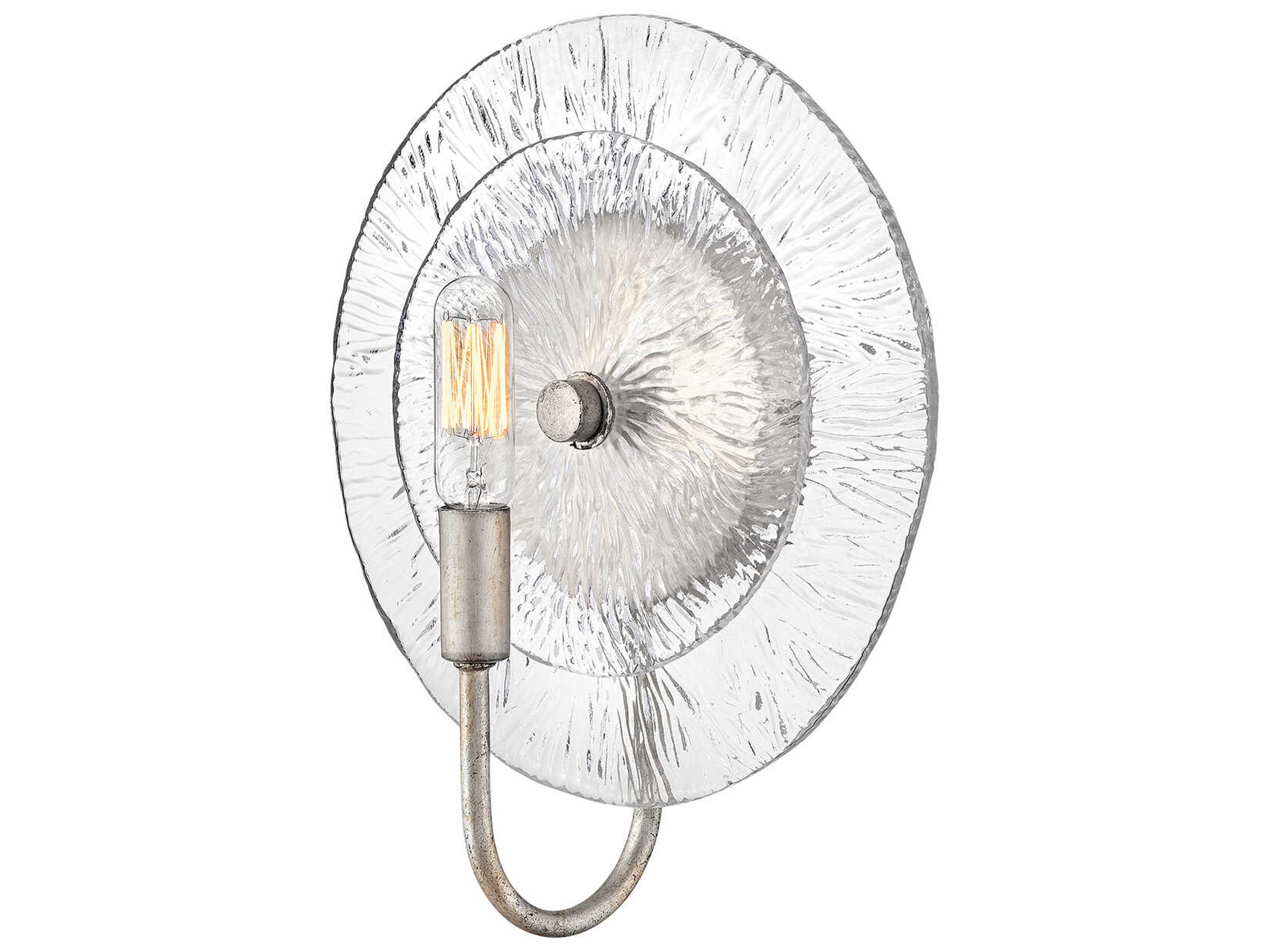 Fredrick Ramond Rene 1-Light Glacial Clear Wall Sconce