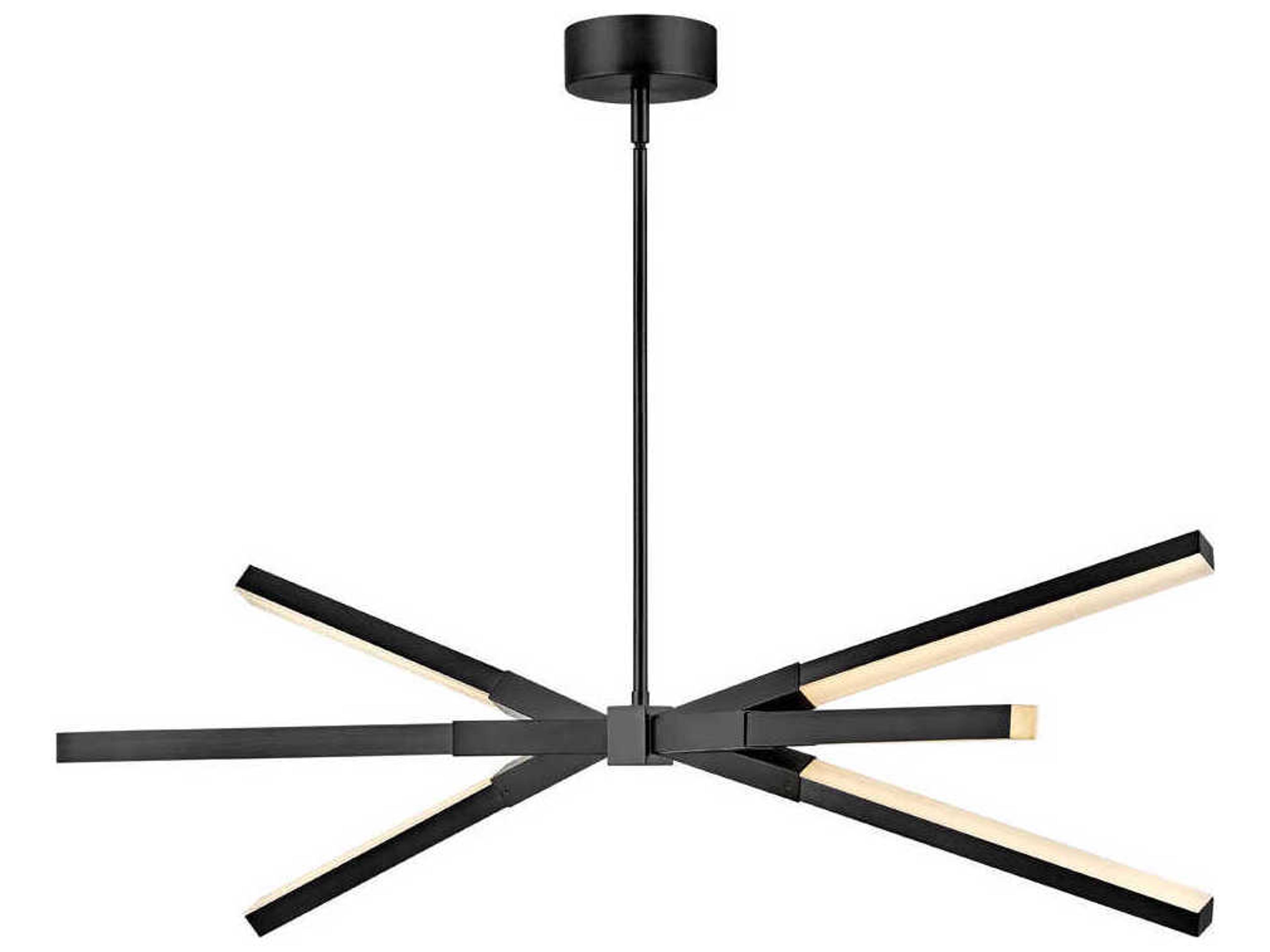 Fredrick Ramond Rae Black LED Linear Island Pendant