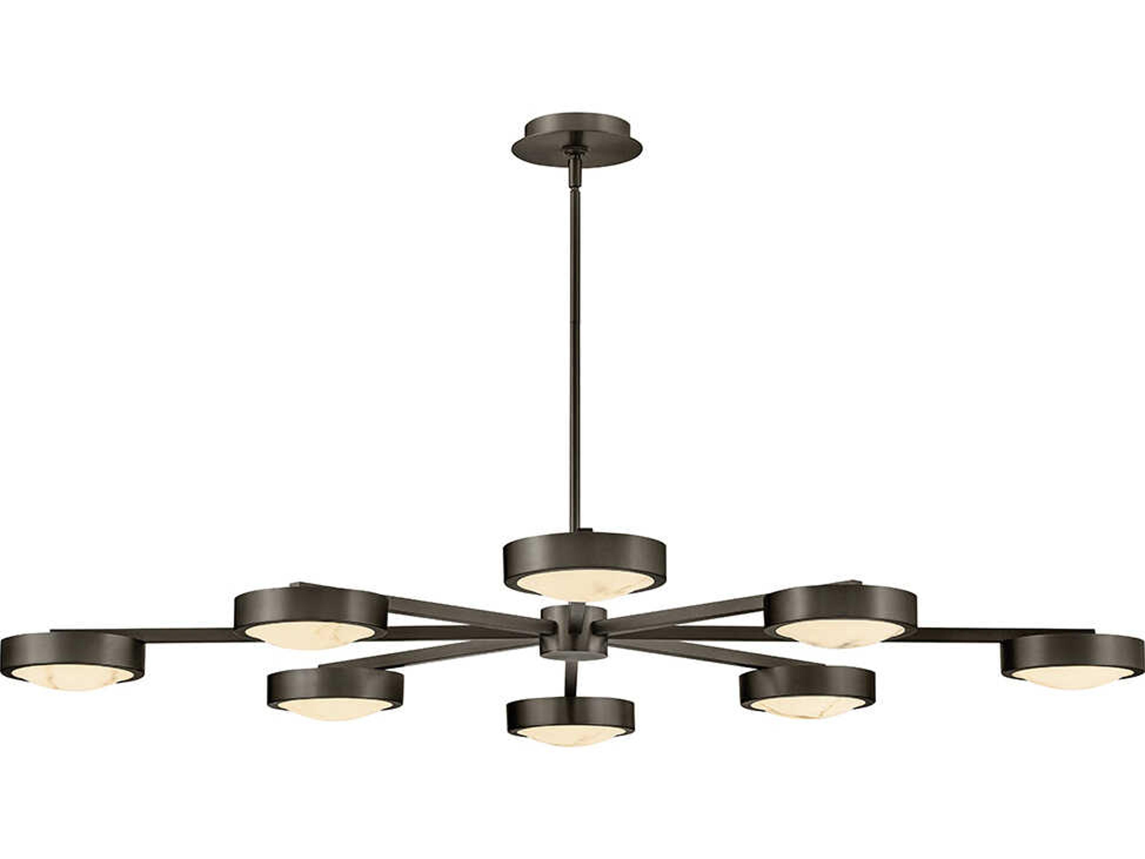 Fredrick Ramond Cava Black Oxide Round Semi Flush Mount