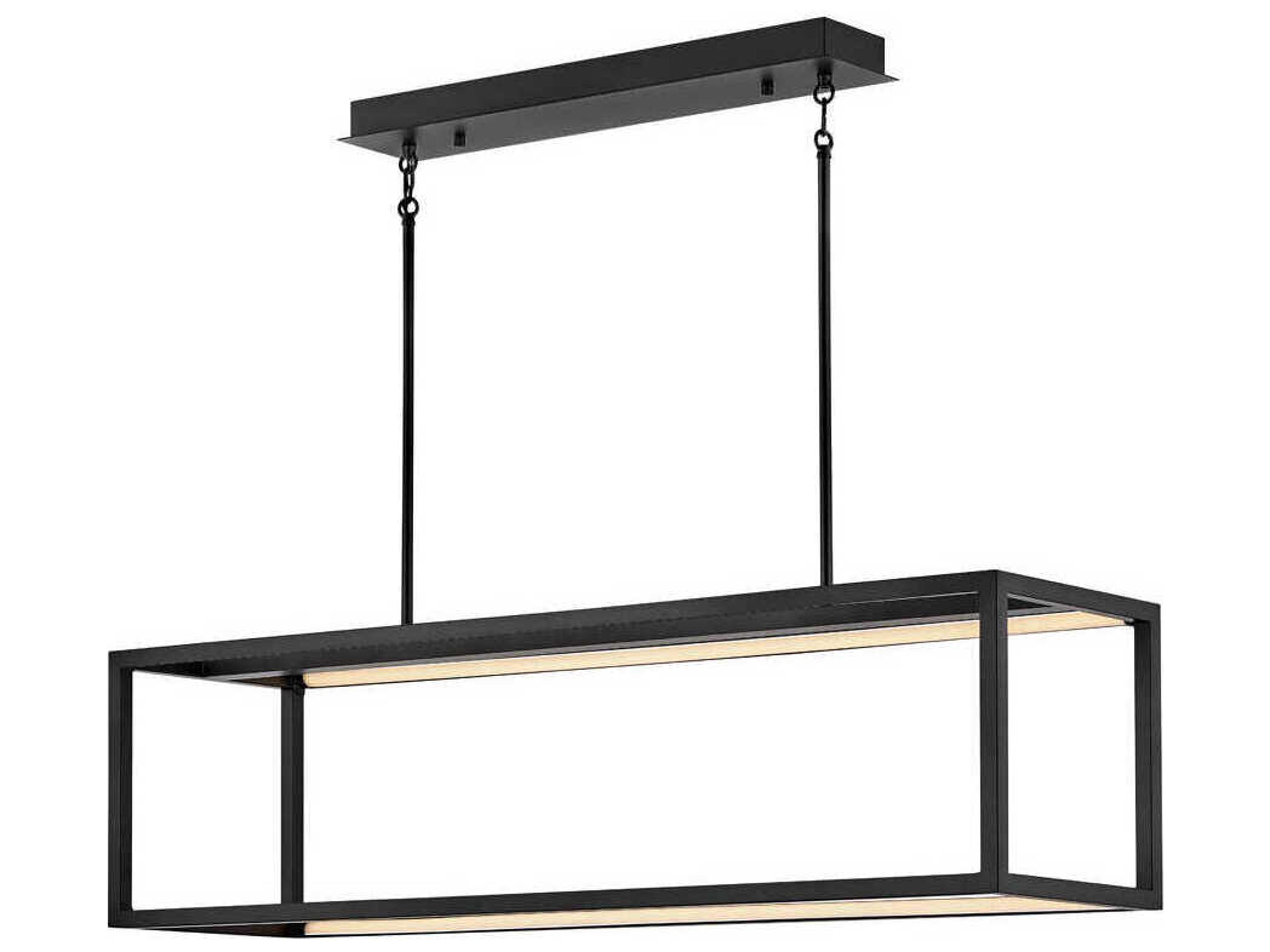 Fredrick Ramond Onyx Black LED Linear Island Pendant