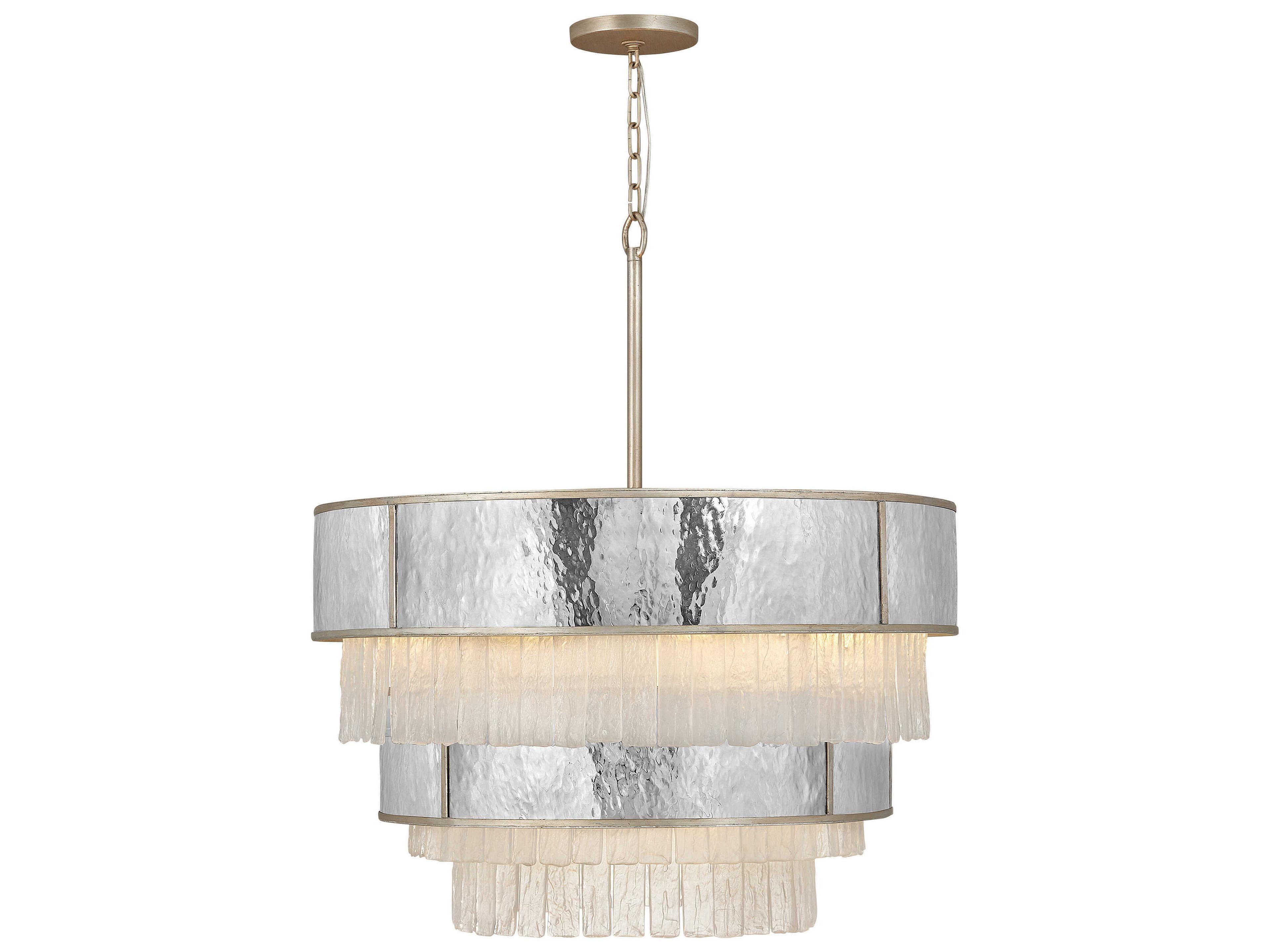 Reverie 12-Light Champagne Gold Crystal Drum Chandelier
