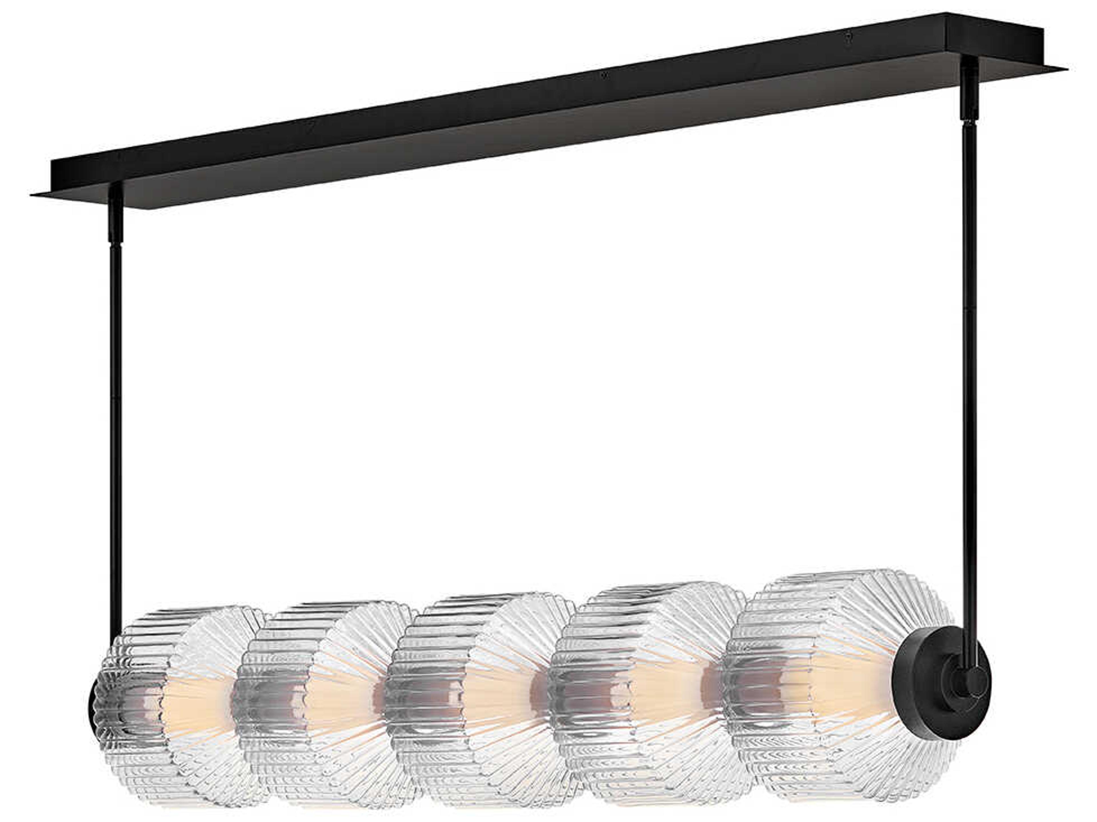 Fredrick Ramond Reign Black Geometric Linear Island Pendant