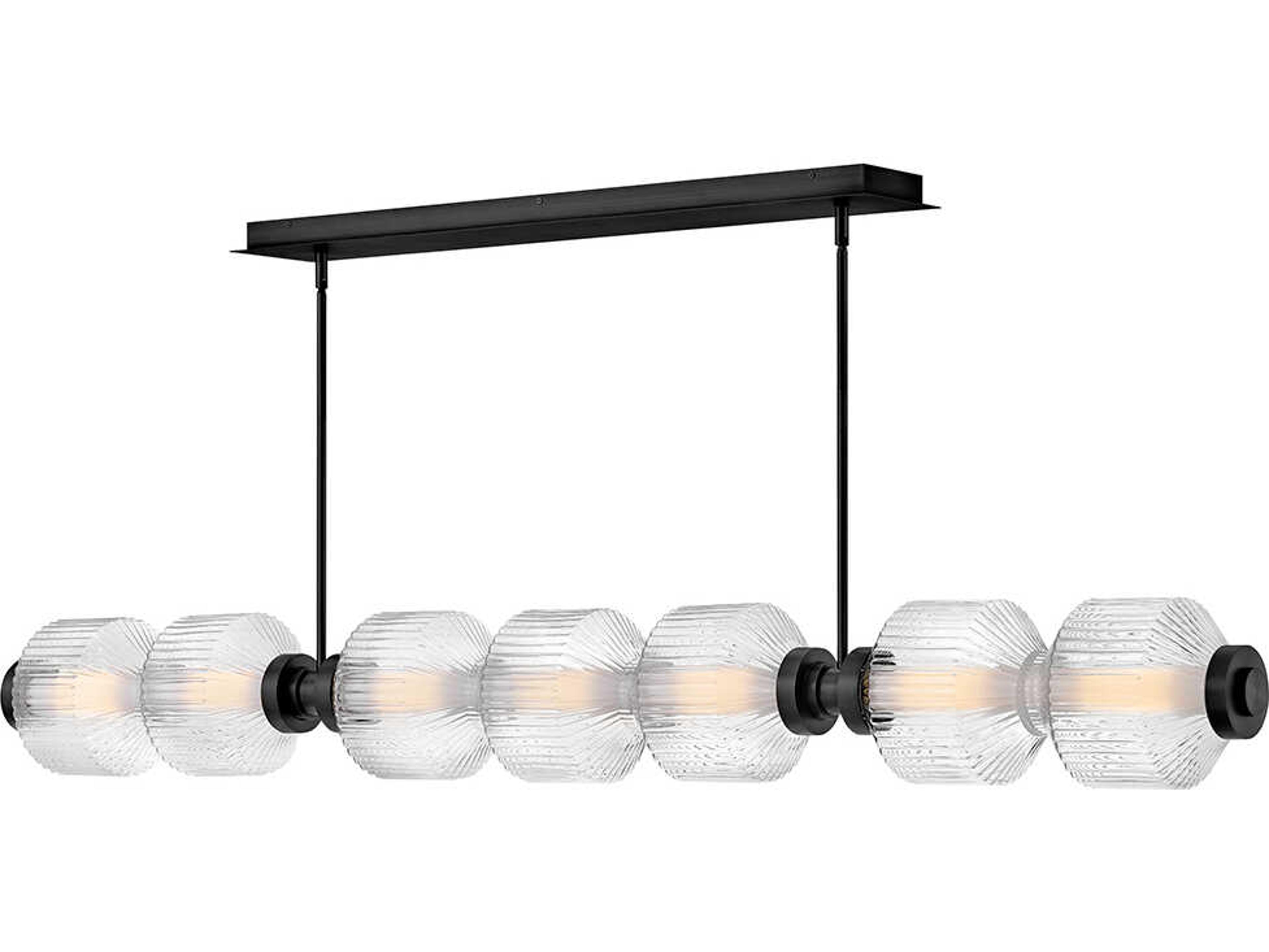 Fredrick Ramond Reign Black Geometric Linear Island Pendant