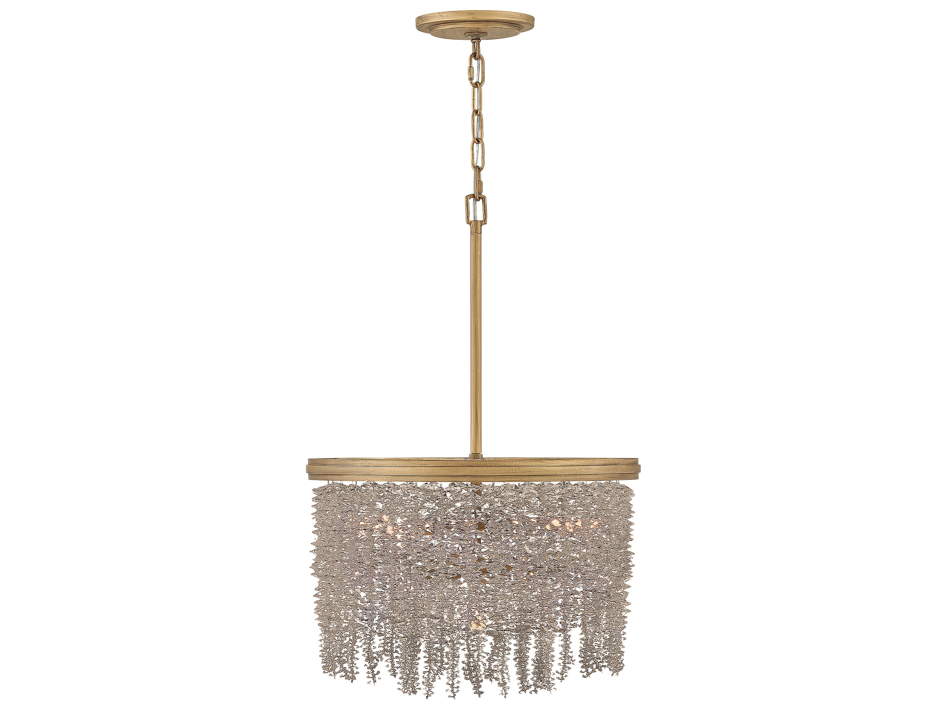 Fredrick Ramond Rubina 4-Light Burnished Gold Pendant