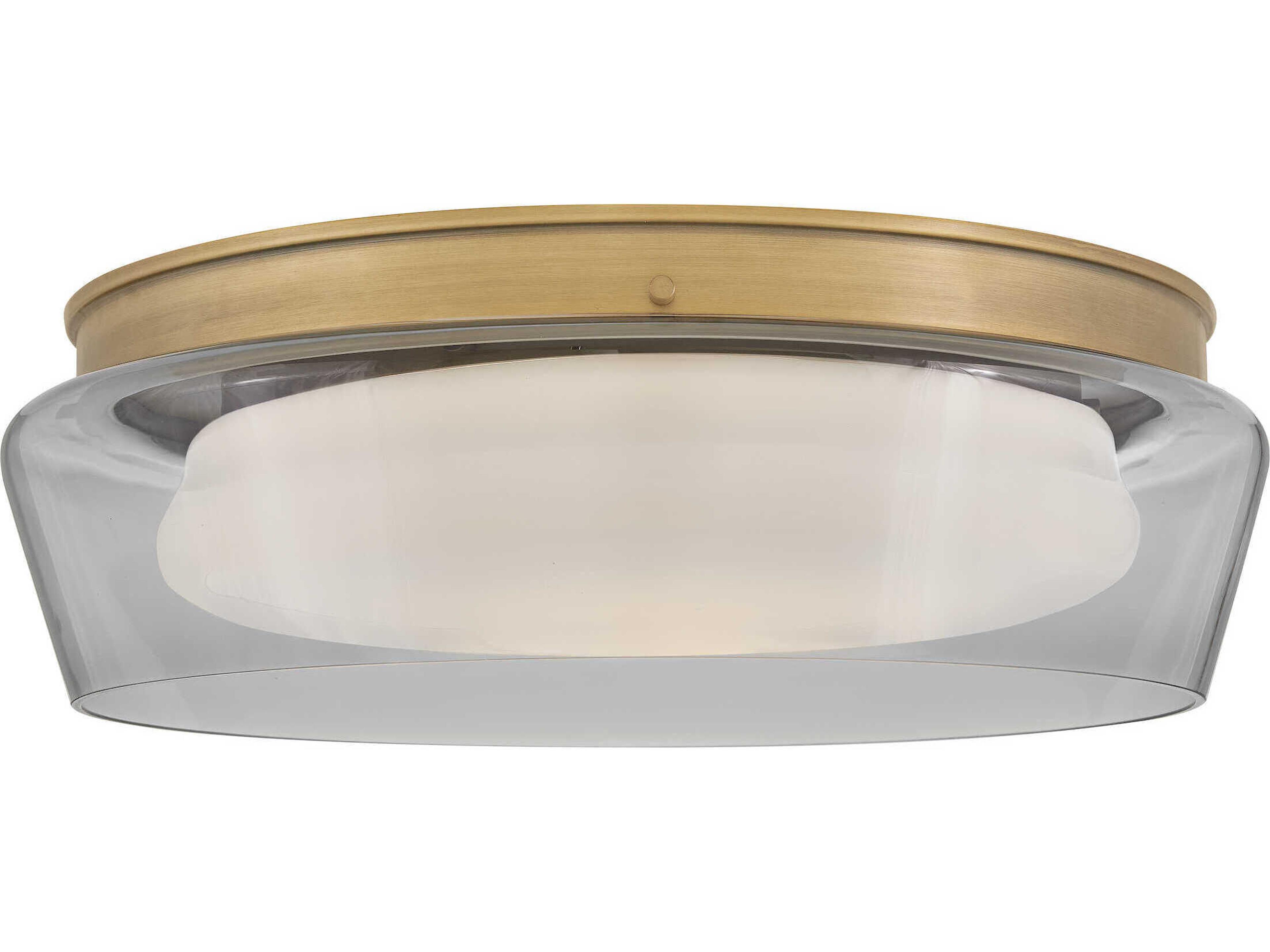 Fredrick Ramond Demi Heritage Brass Flush Mount
