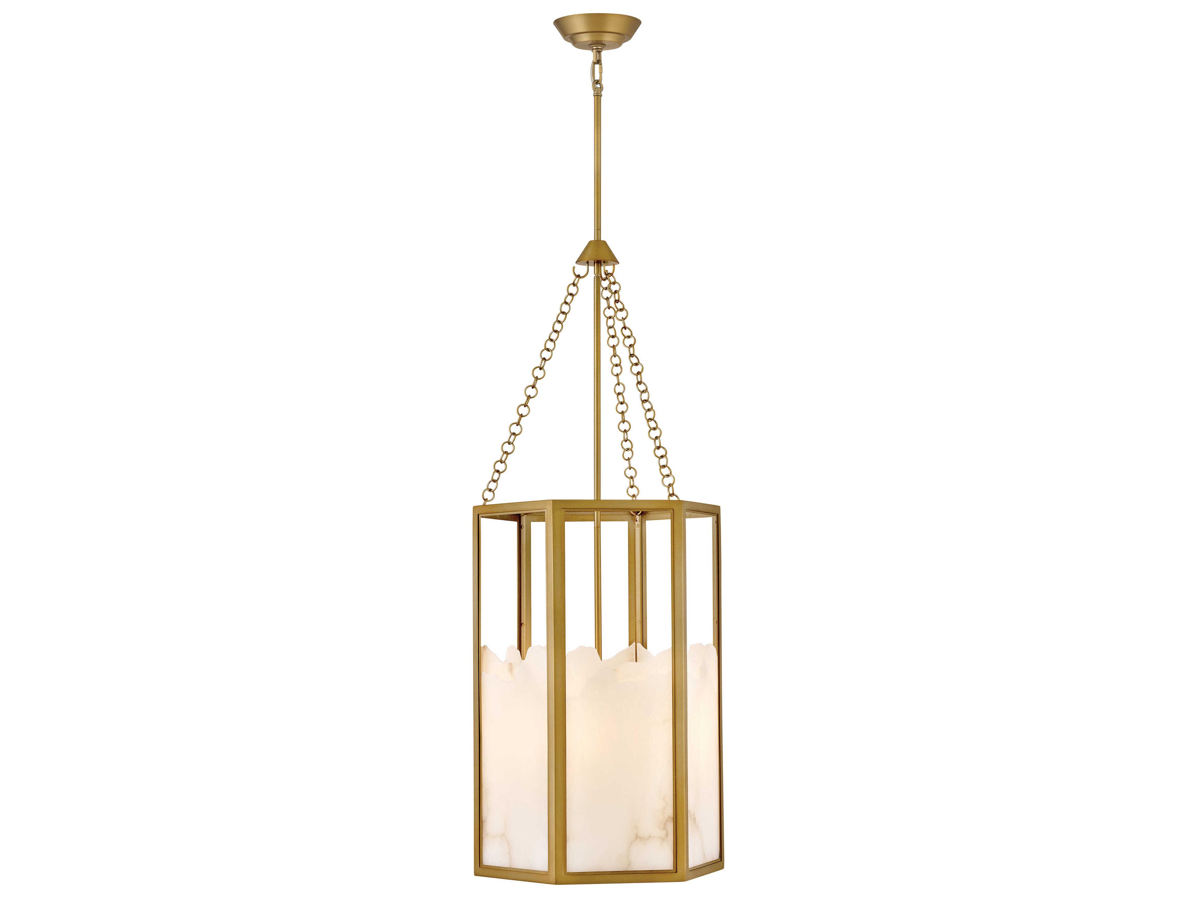Fredrick Ramond Veleta 4-Light Lacquered Brass Pendant