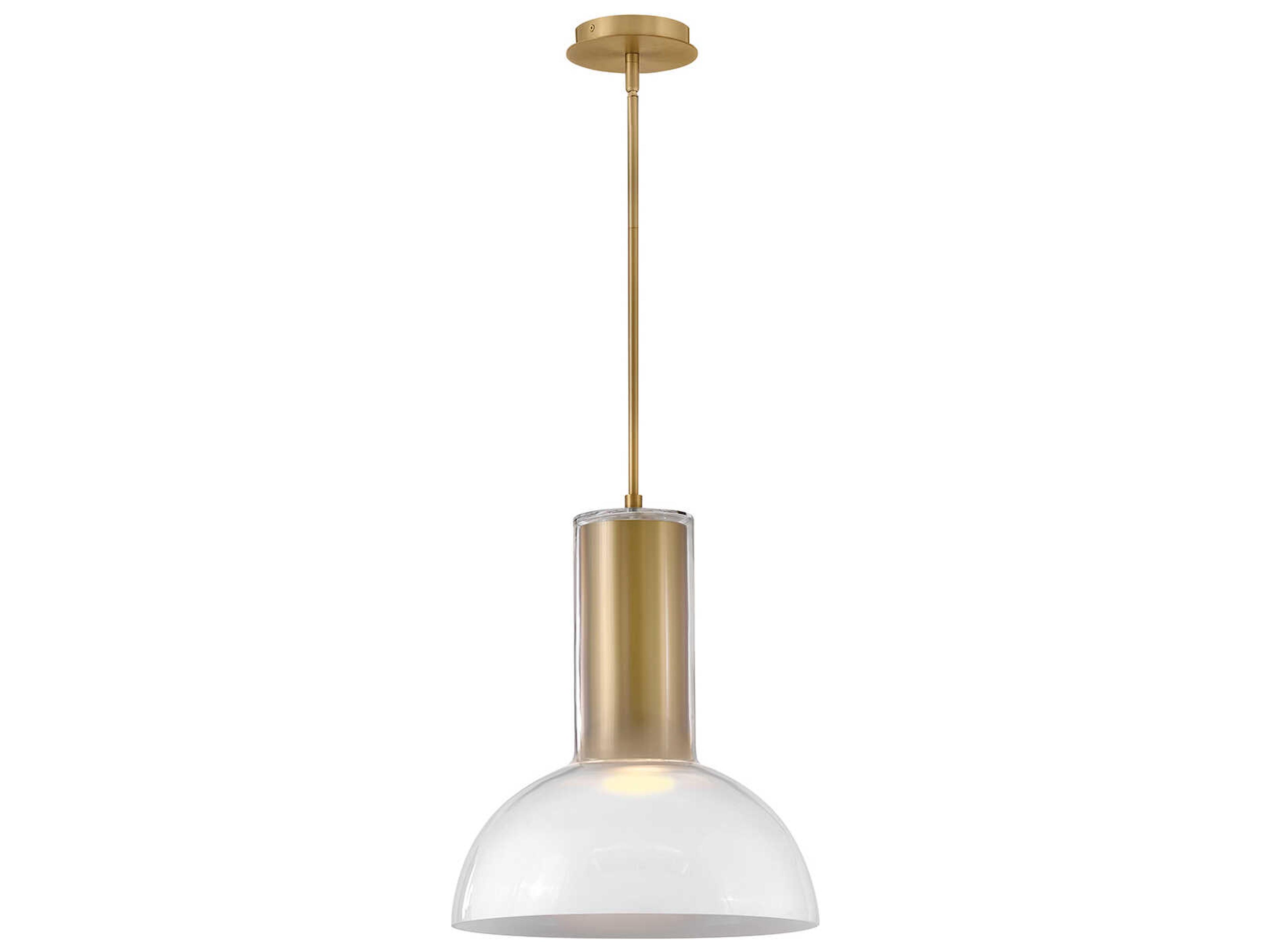 Ombra 1-Light Lacquered Brass Pendant