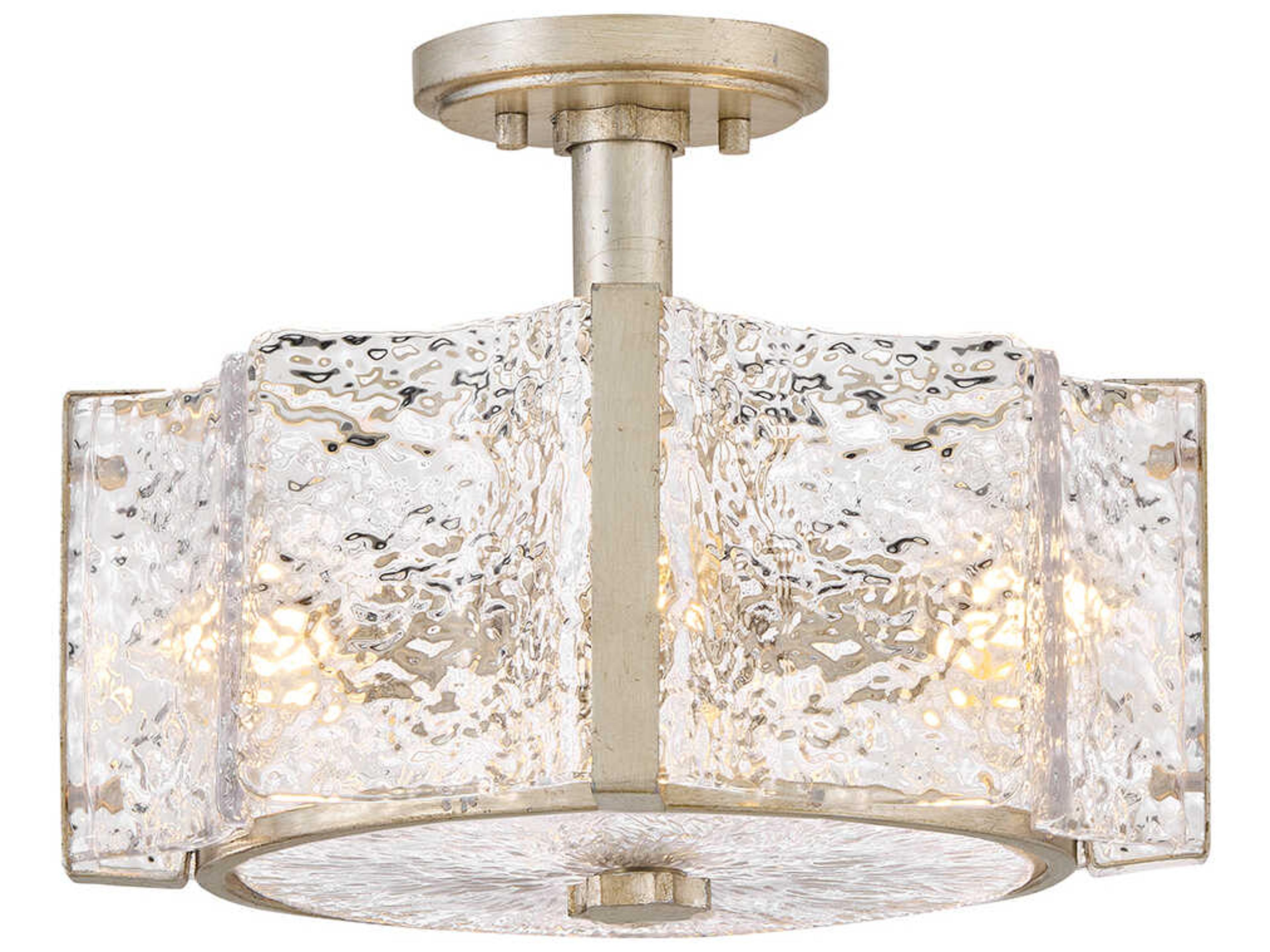 Fredrick Ramond Florian 4-Light Glacial Silver Semi Flush Mount