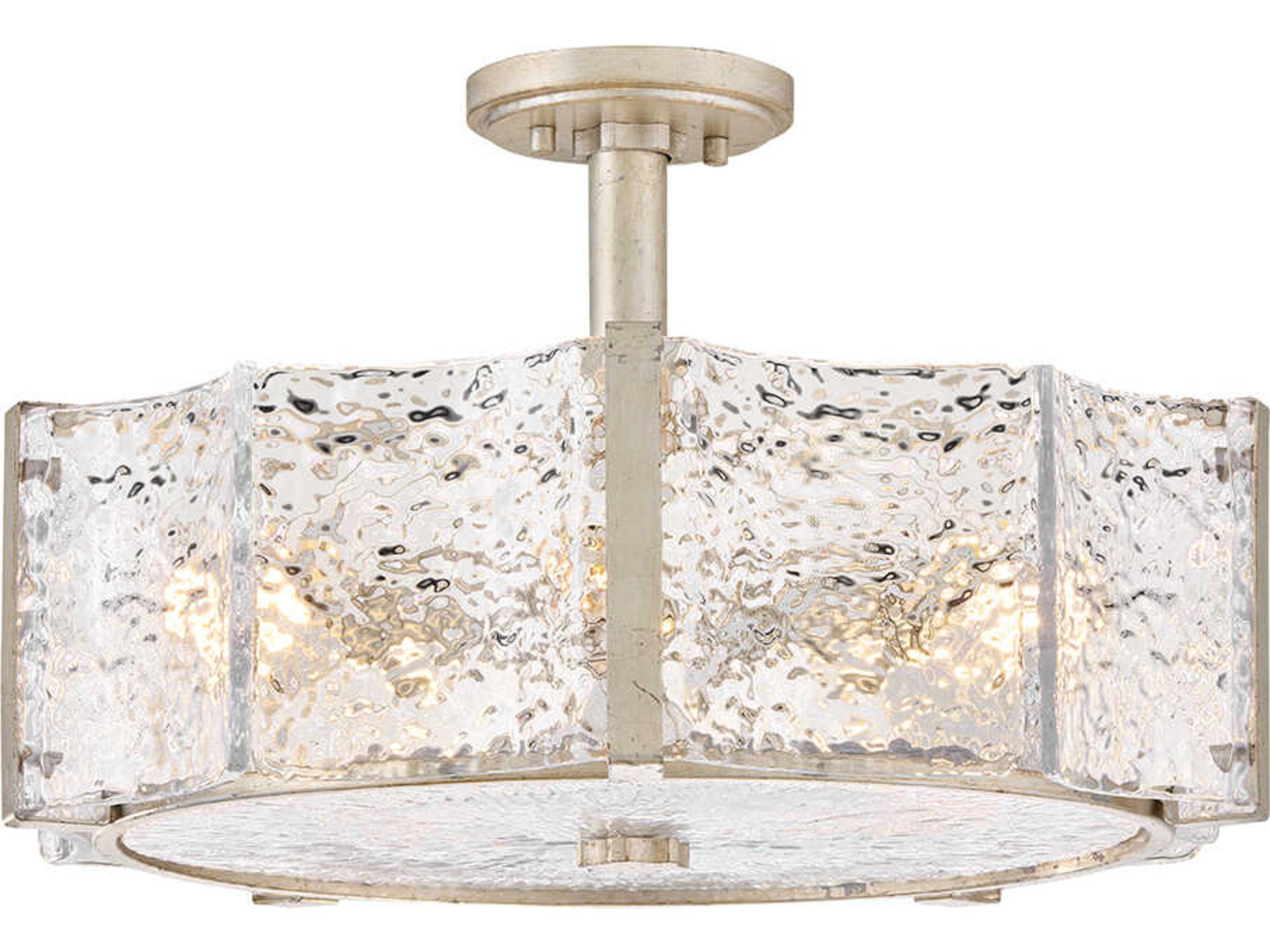 Fredrick Ramond Florian 5-Light Glacial Silver Semi Flush Mount