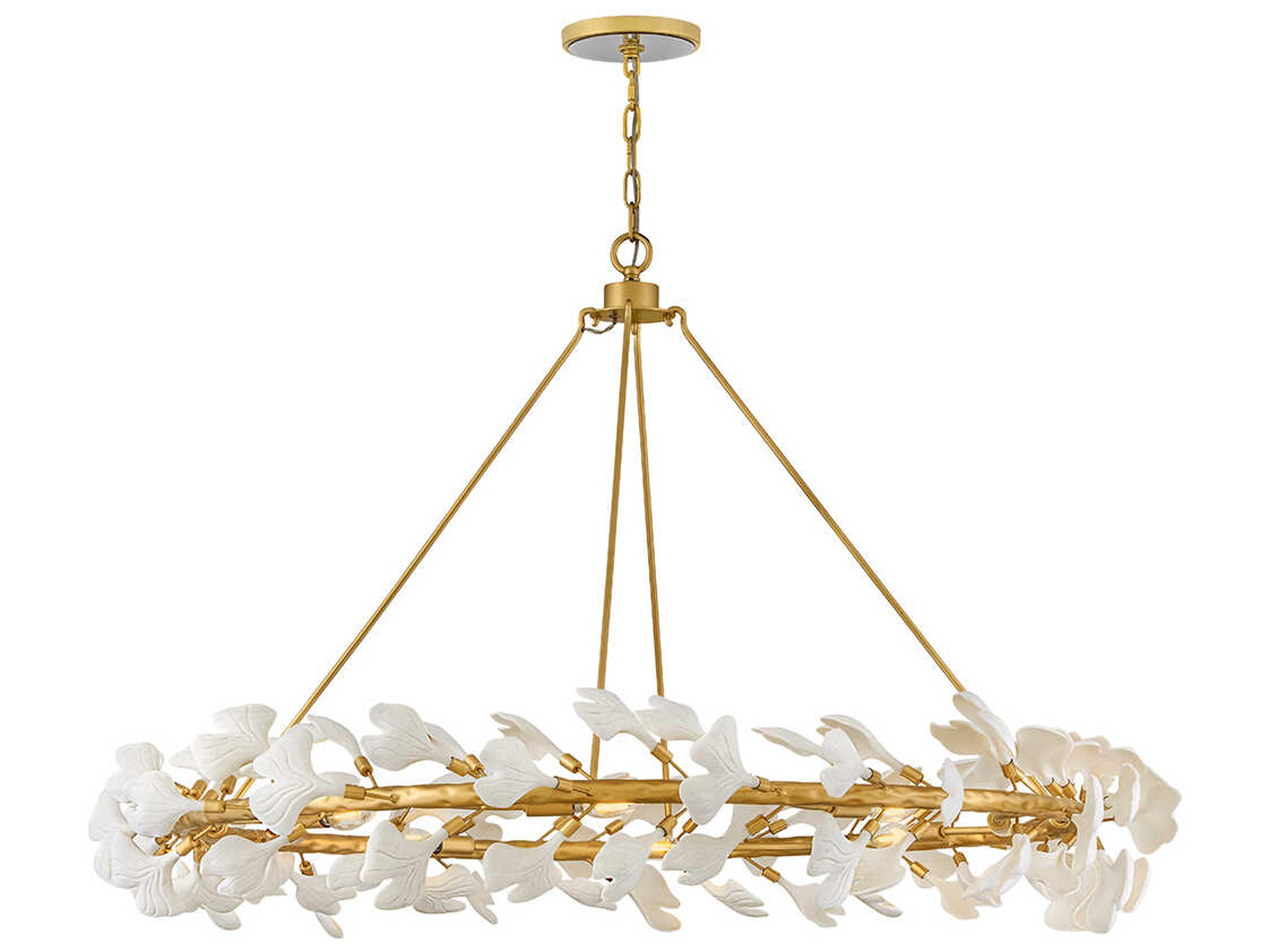 Fredrick Ramond Audra 8-Light Deluxe Gold Chandelier
