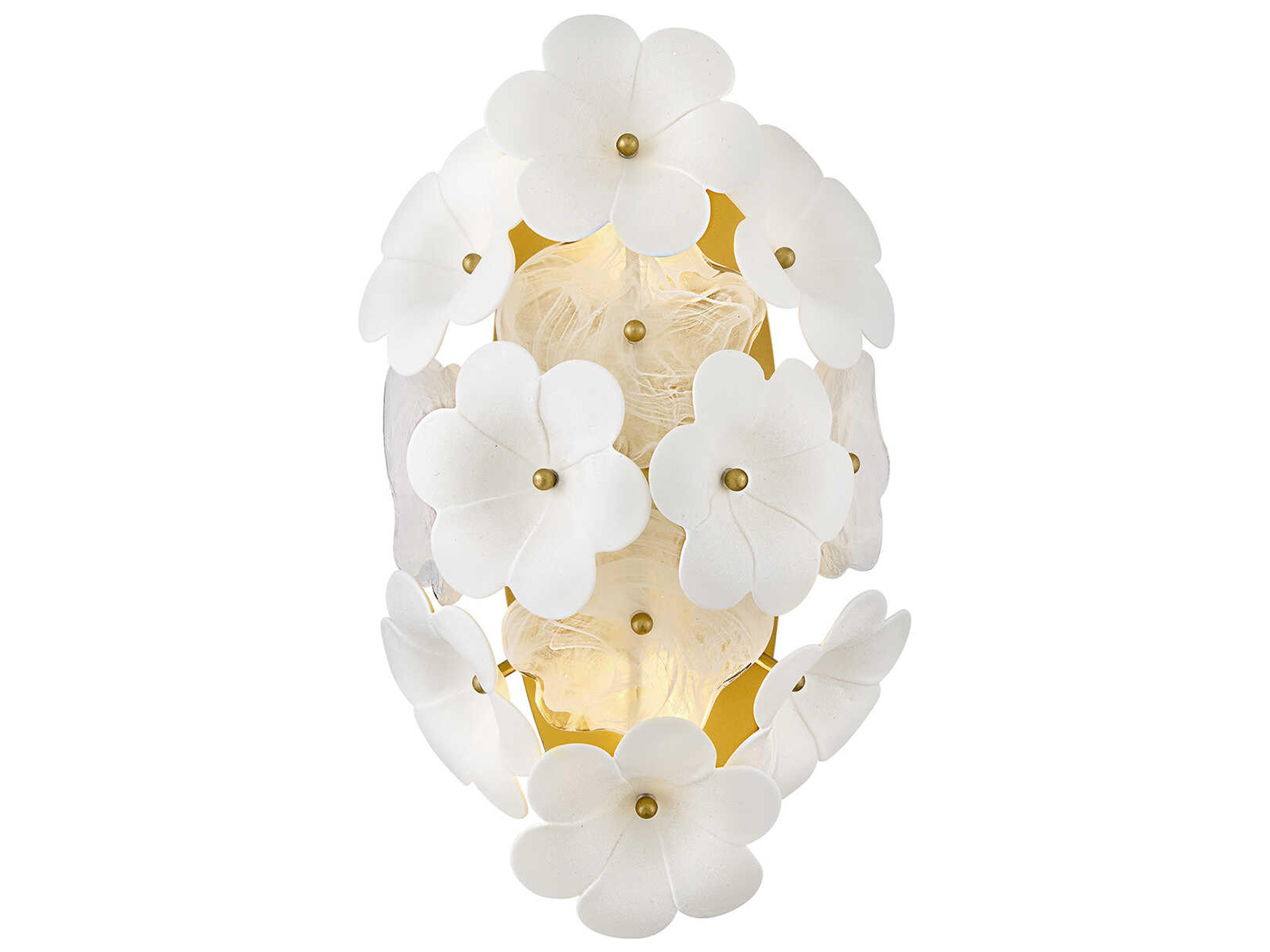 Fredrick Ramond Marianne 2-Light Deluxe Gold Wall Sconce