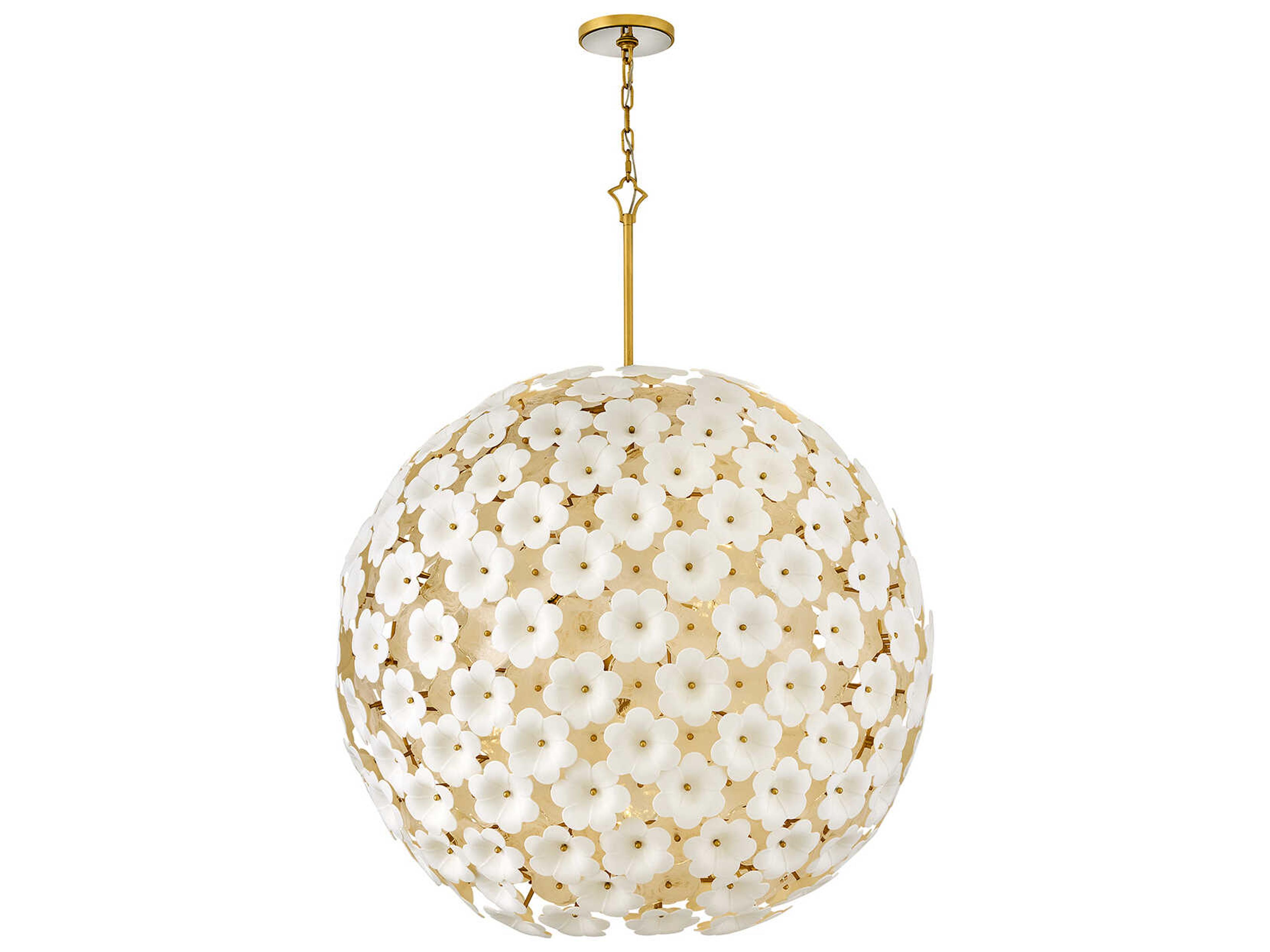 Fredrick Ramond Marianne 9-Light Deluxe Gold Pendant