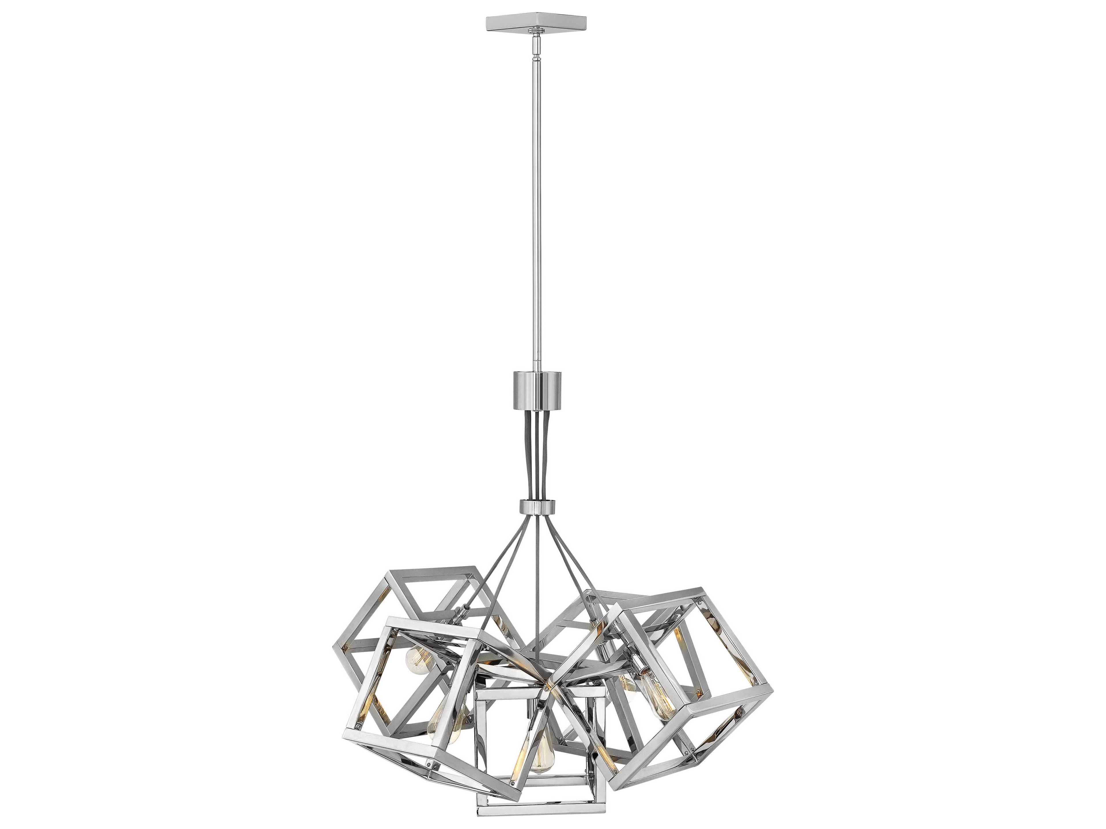 Fredrick Ramond Ensemble 5-Light Polished Nickel Linear Pendant