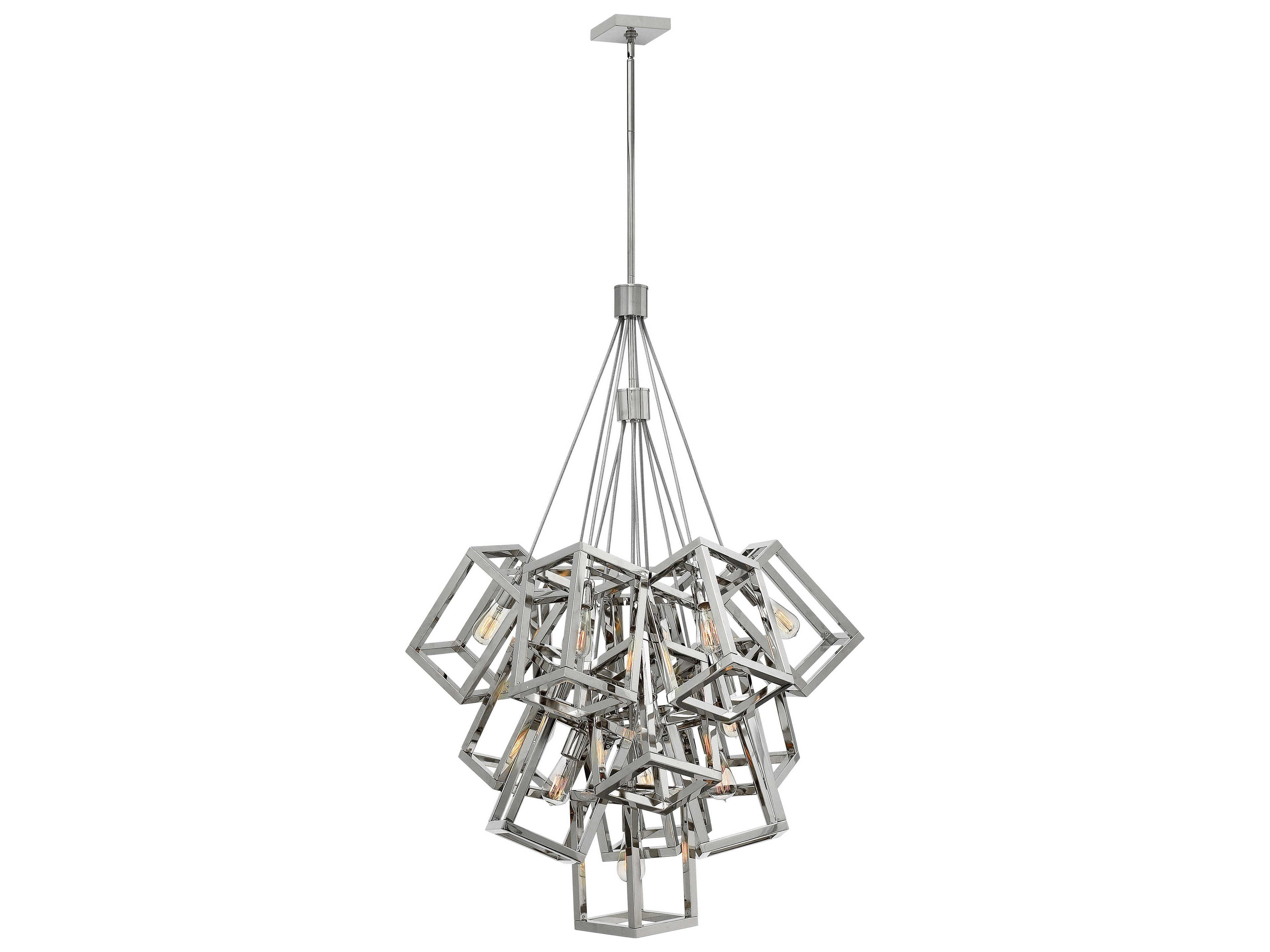 Fredrick Ramond Ensemble 13-Light Polished Nickel Linear Pendant