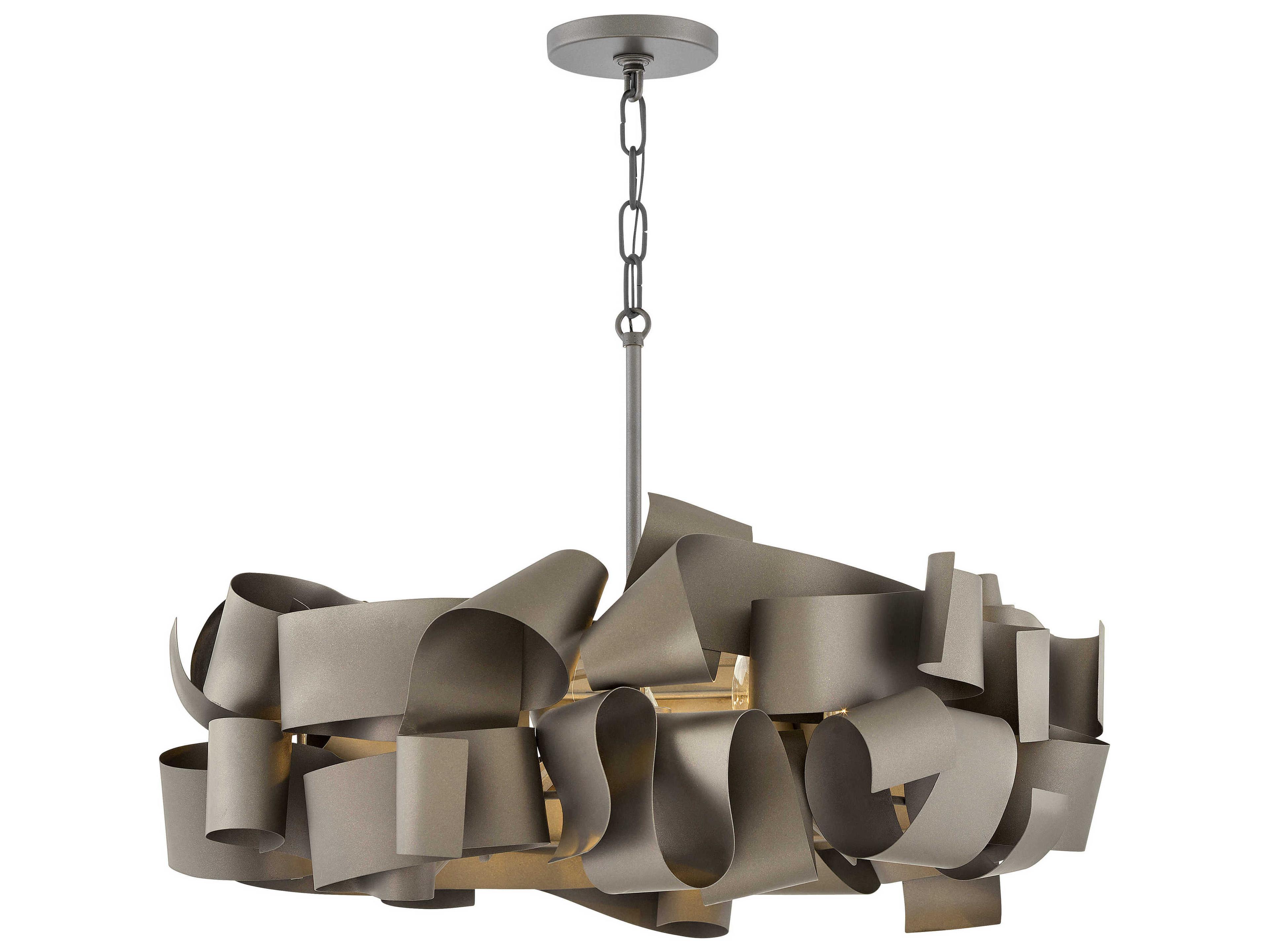 Fredrick Ramond Delfina 5-Light Metallic Matte Bronze Geometric Pendant
