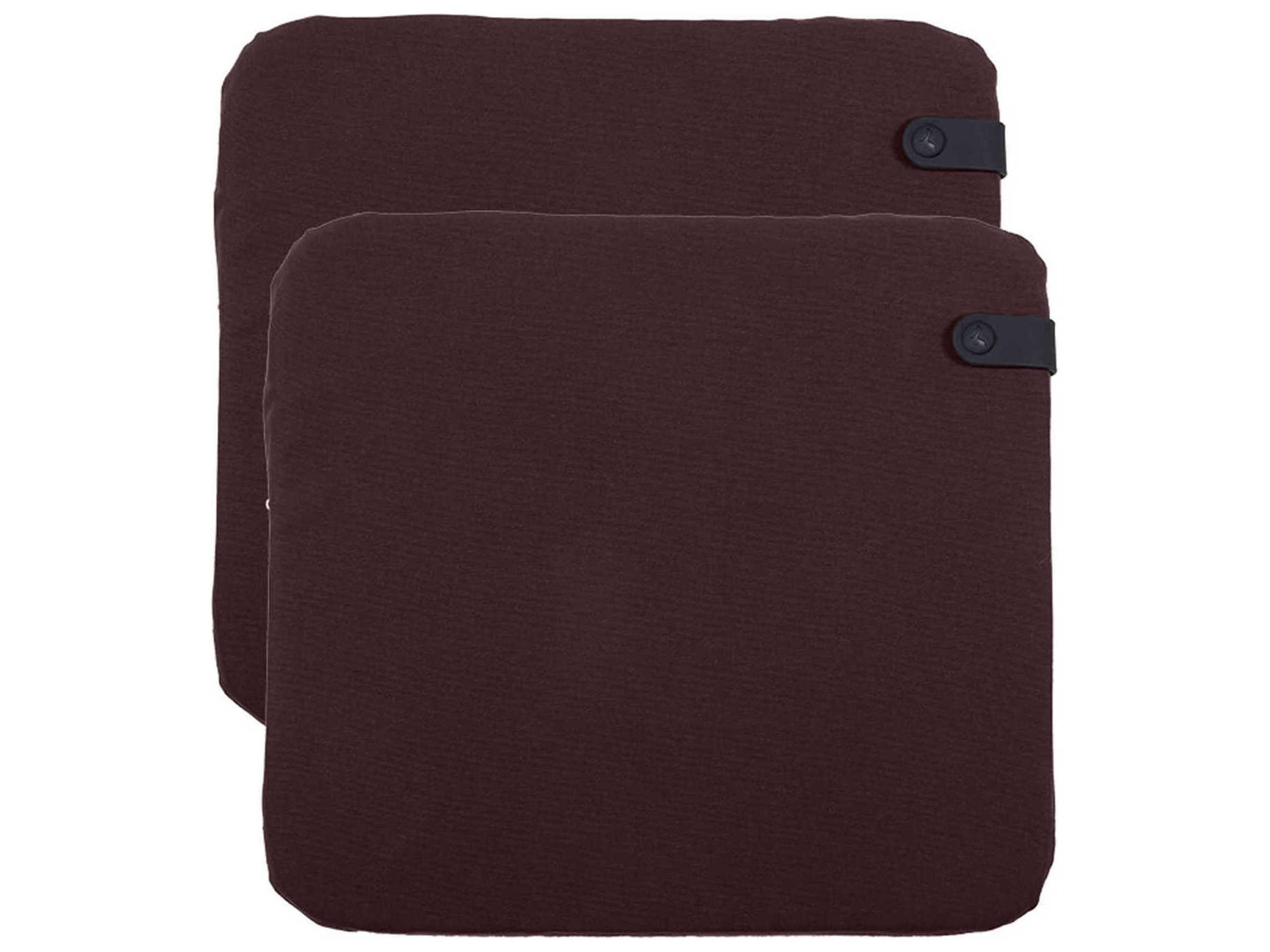 Color Mix Burgundy Patio Cushion Set of 2
