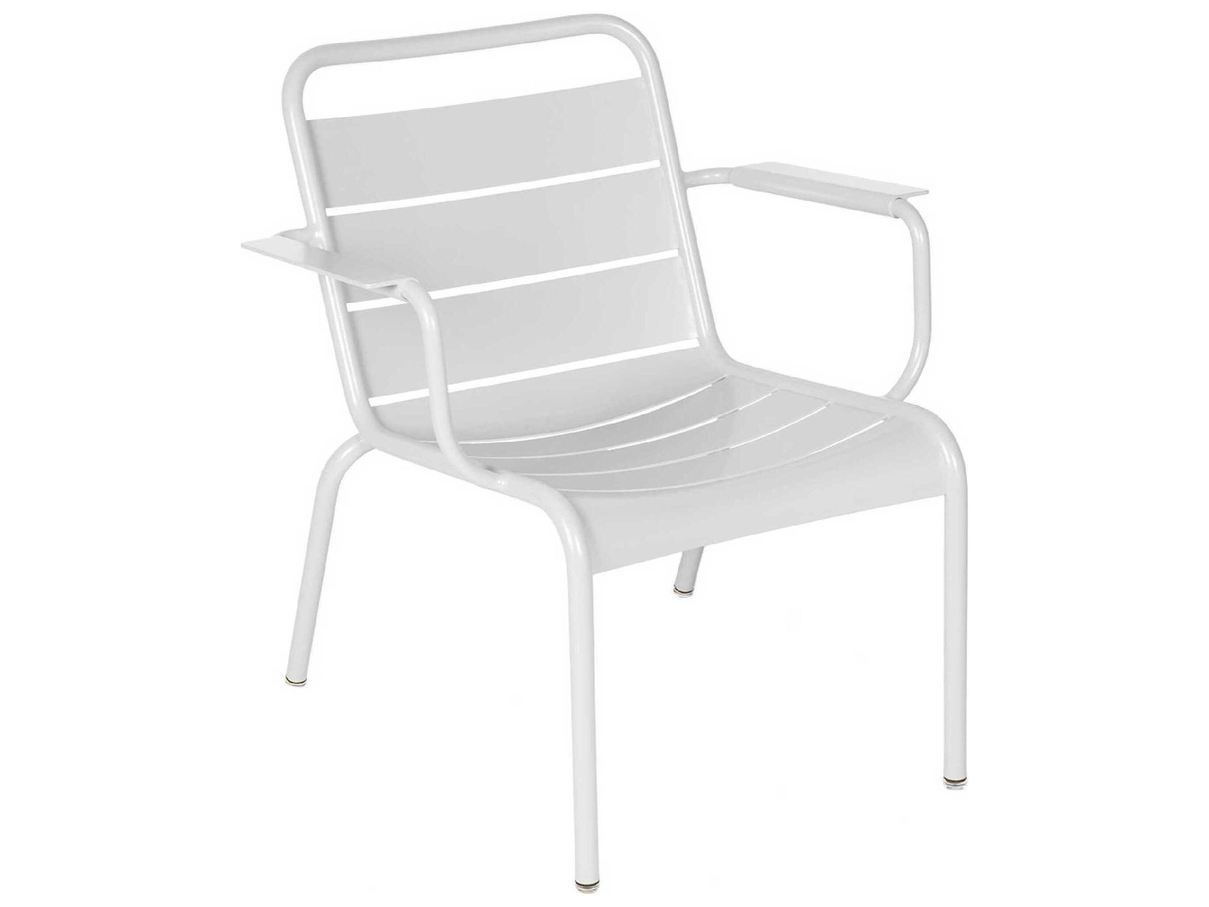 Fermob Luxembourg Aluminum Metal Lounge Chair Set of 2