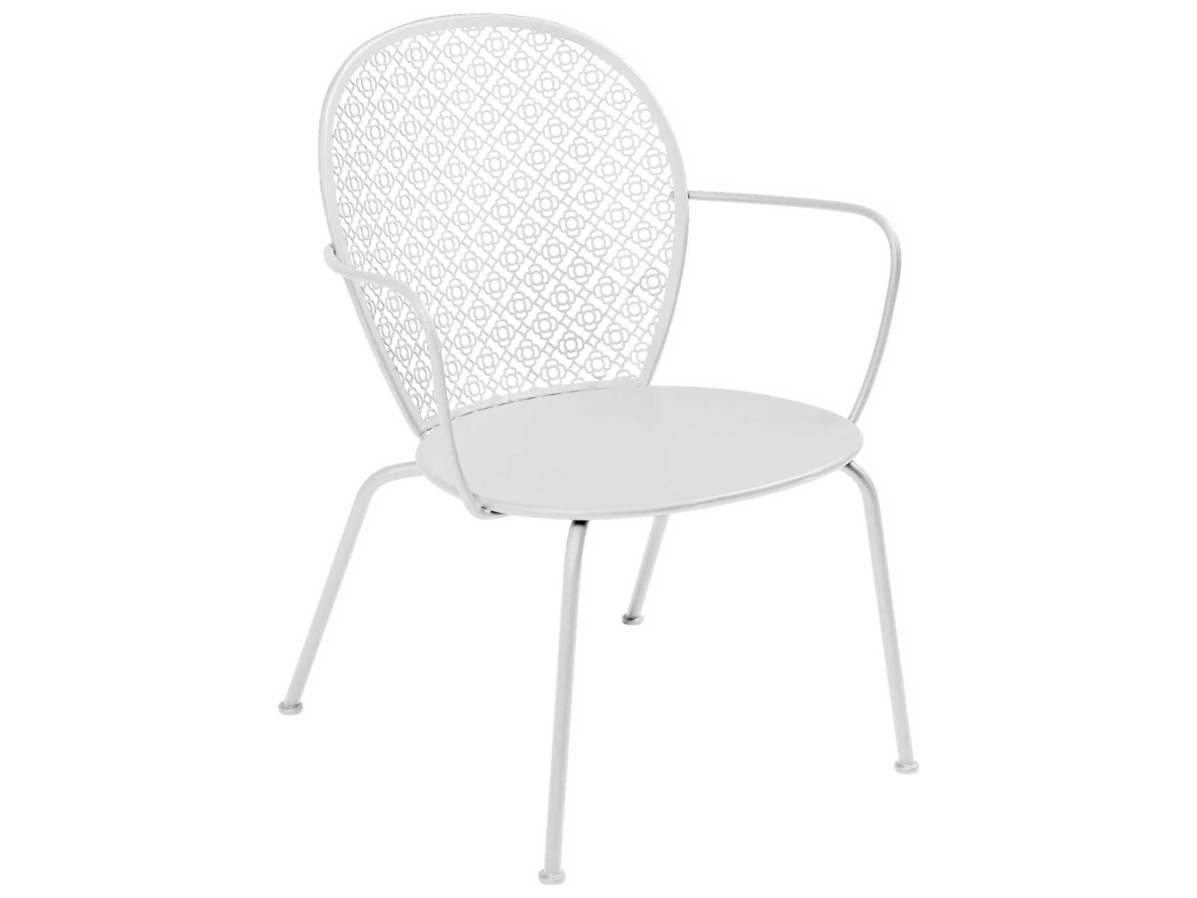 Fermob Lorette Steel Metal Lounge Chair Set of 2