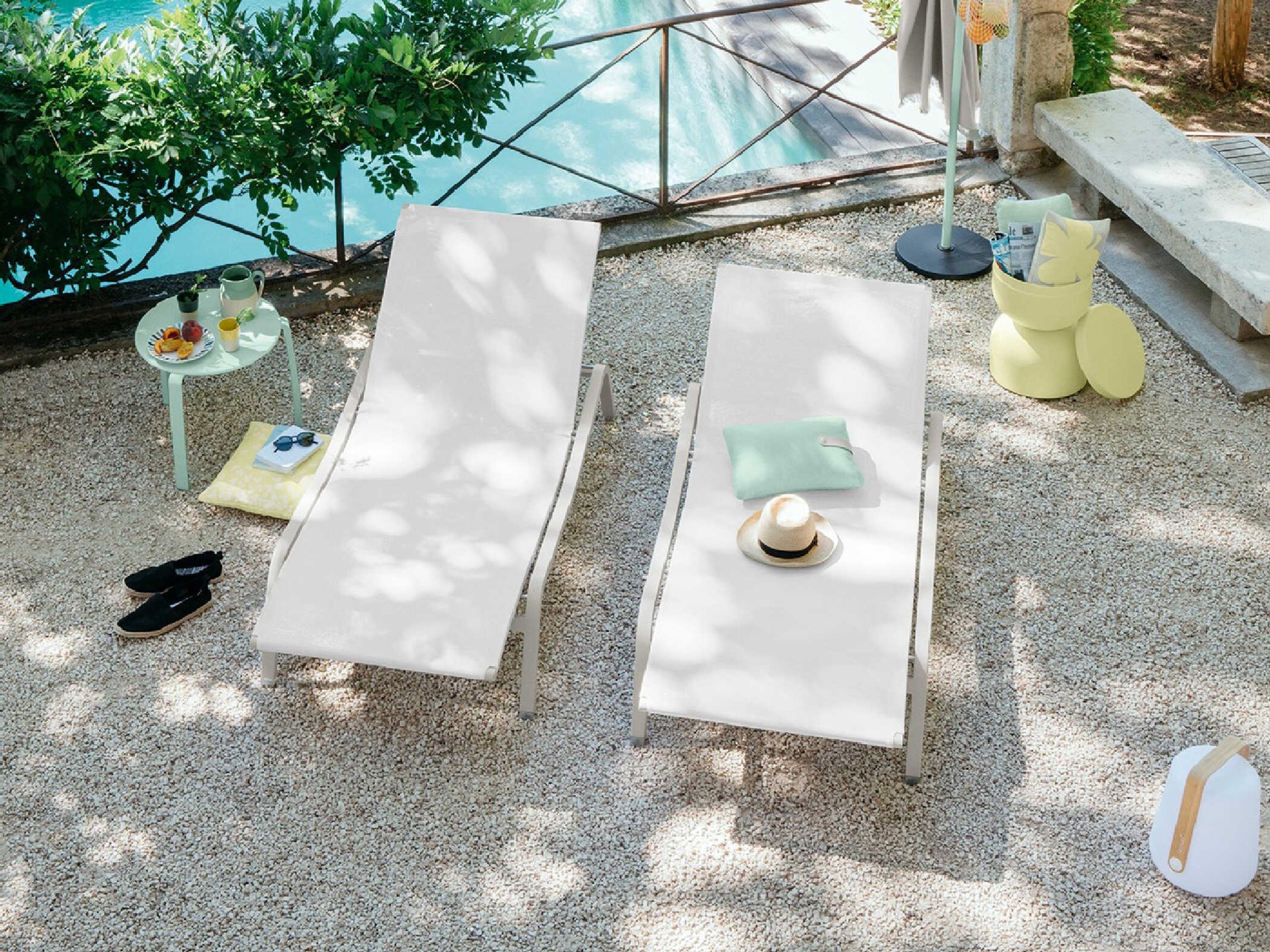 Fermob Alize Aluminum Sling Lounge Set