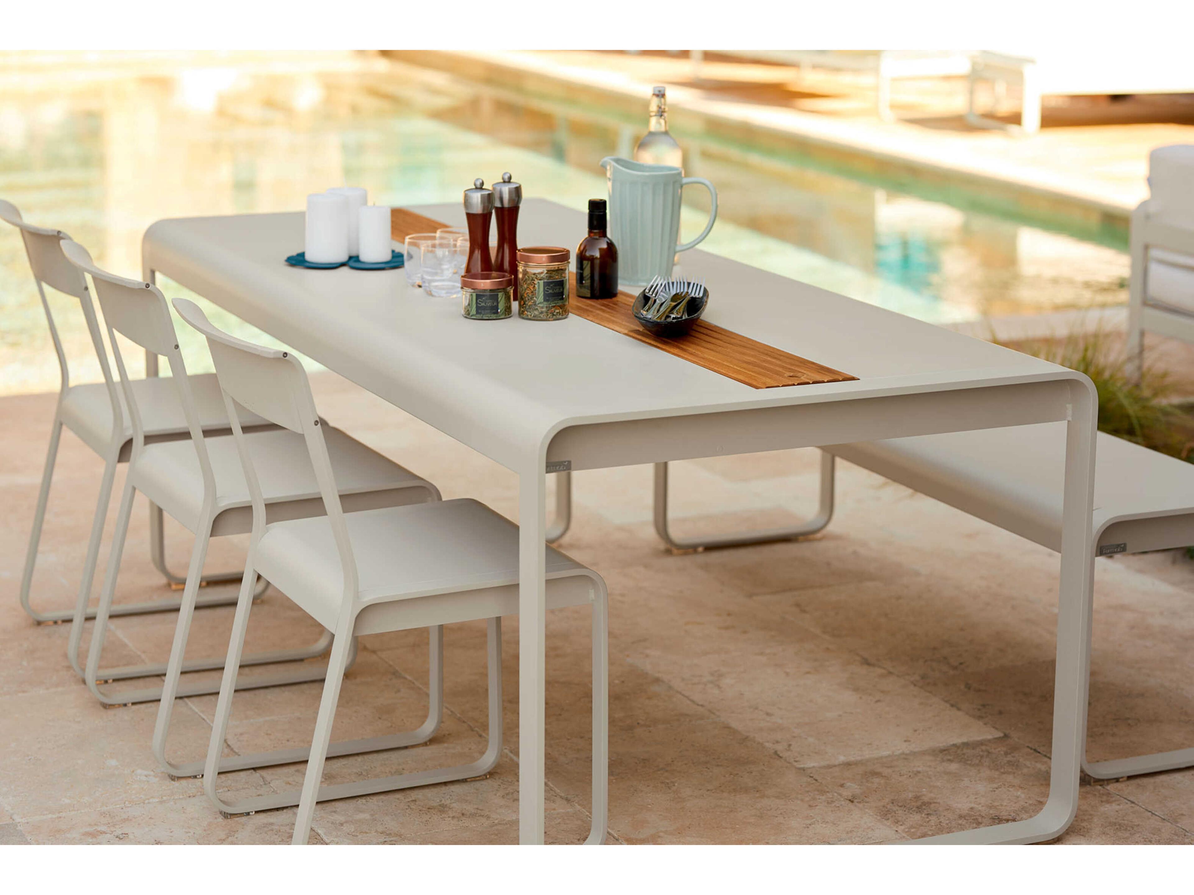 Fermob Bellevie Aluminum Dining Set
