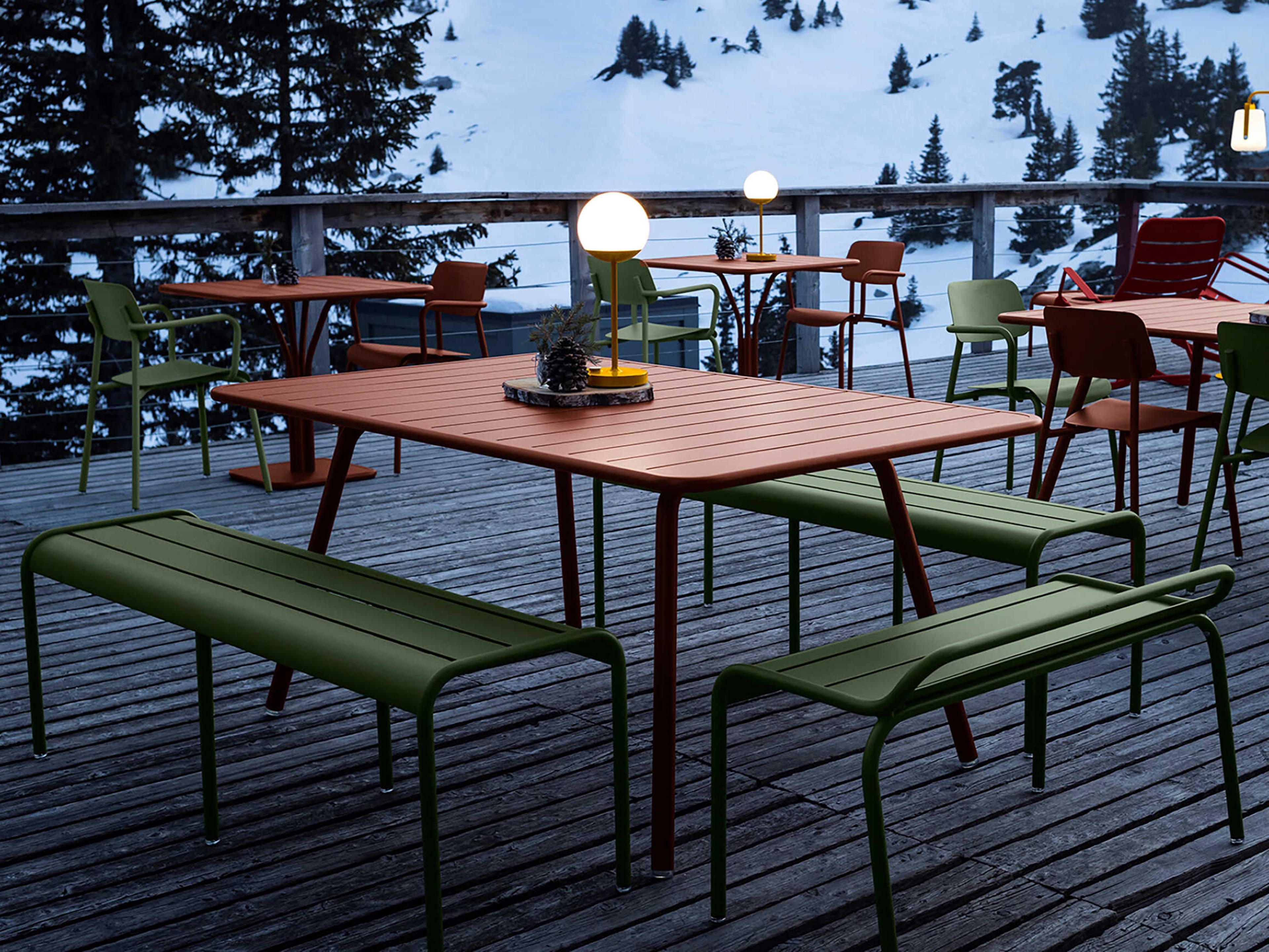 Fermob Luxembourg Aluminum Dining Set