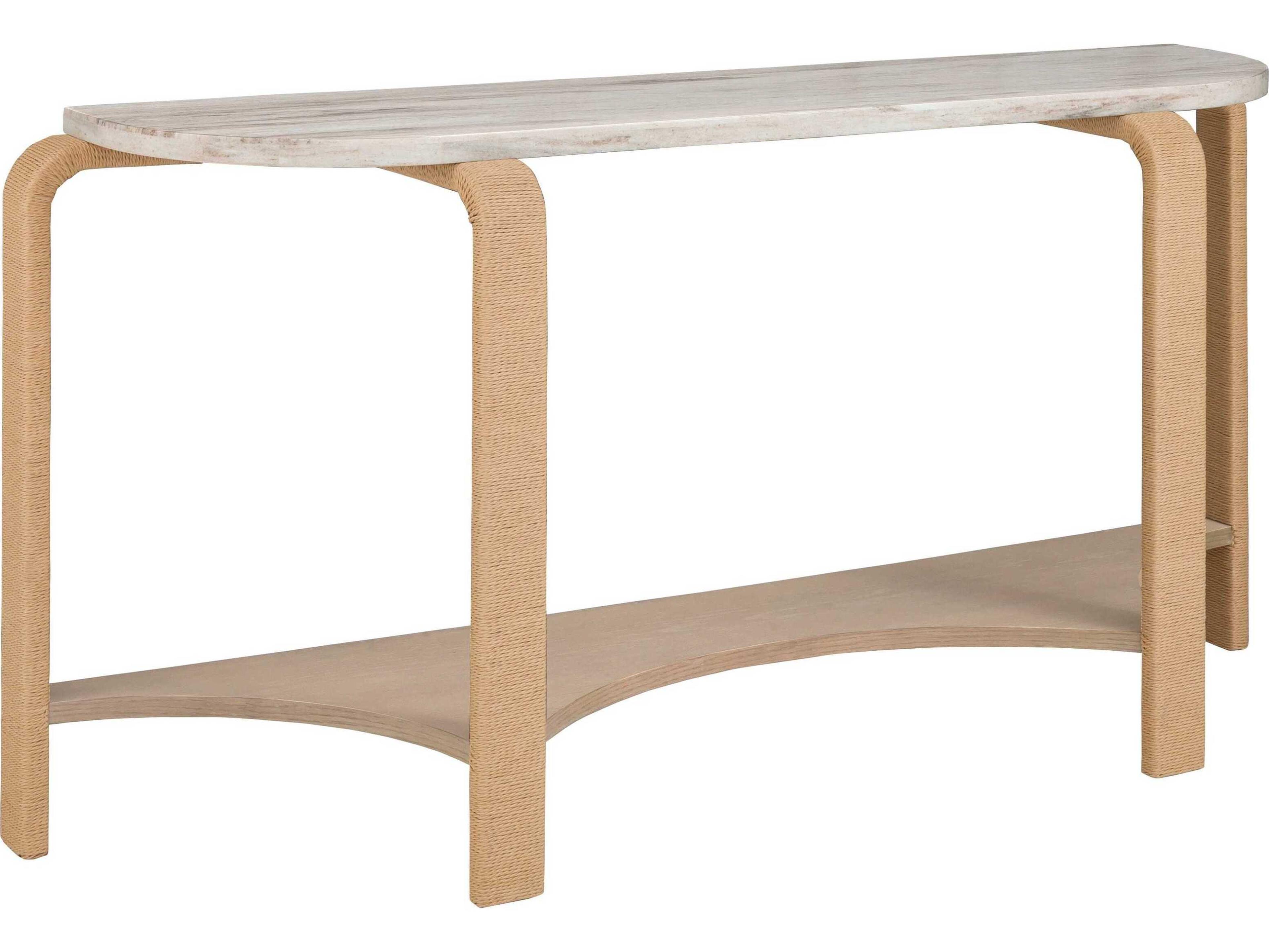 Fairfield Chair Alchemy Demilune Marble Console Table