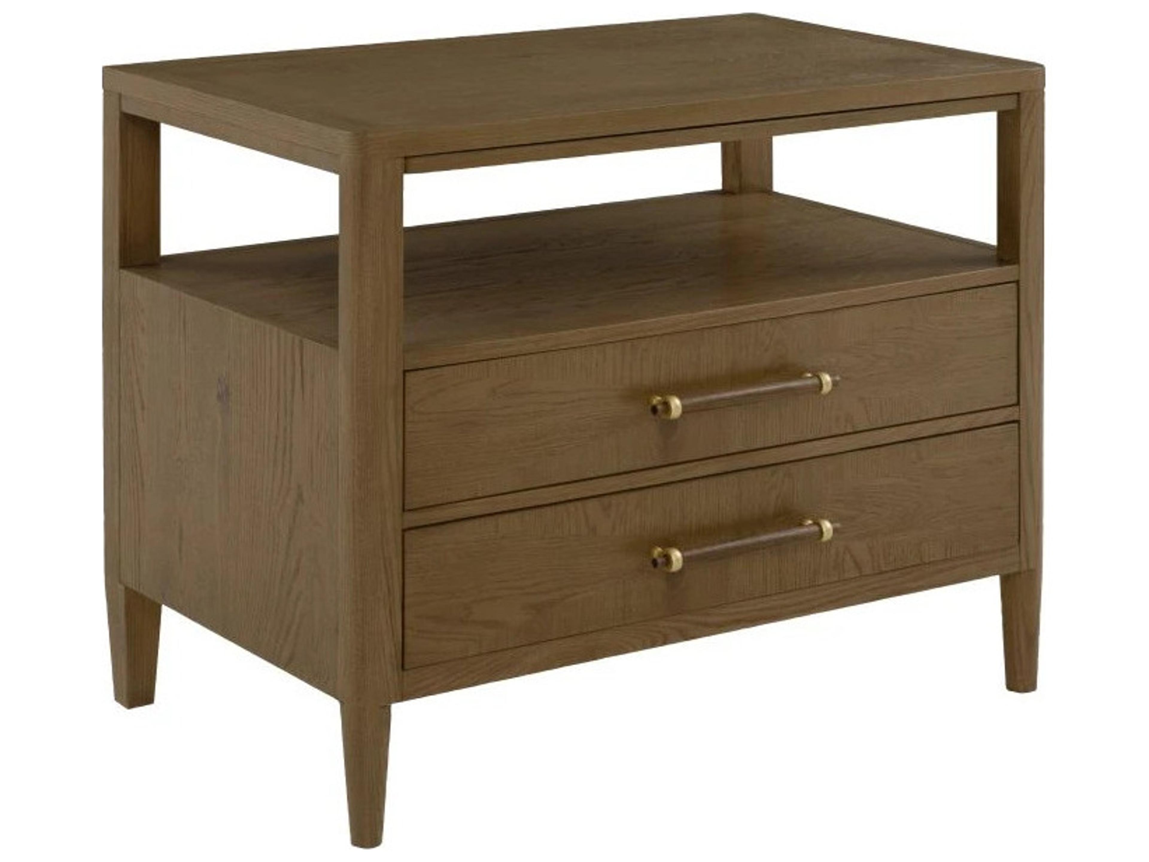 Fairfield Chair Maxwell 2-Drawers Natural Oak Wood Nightstand
