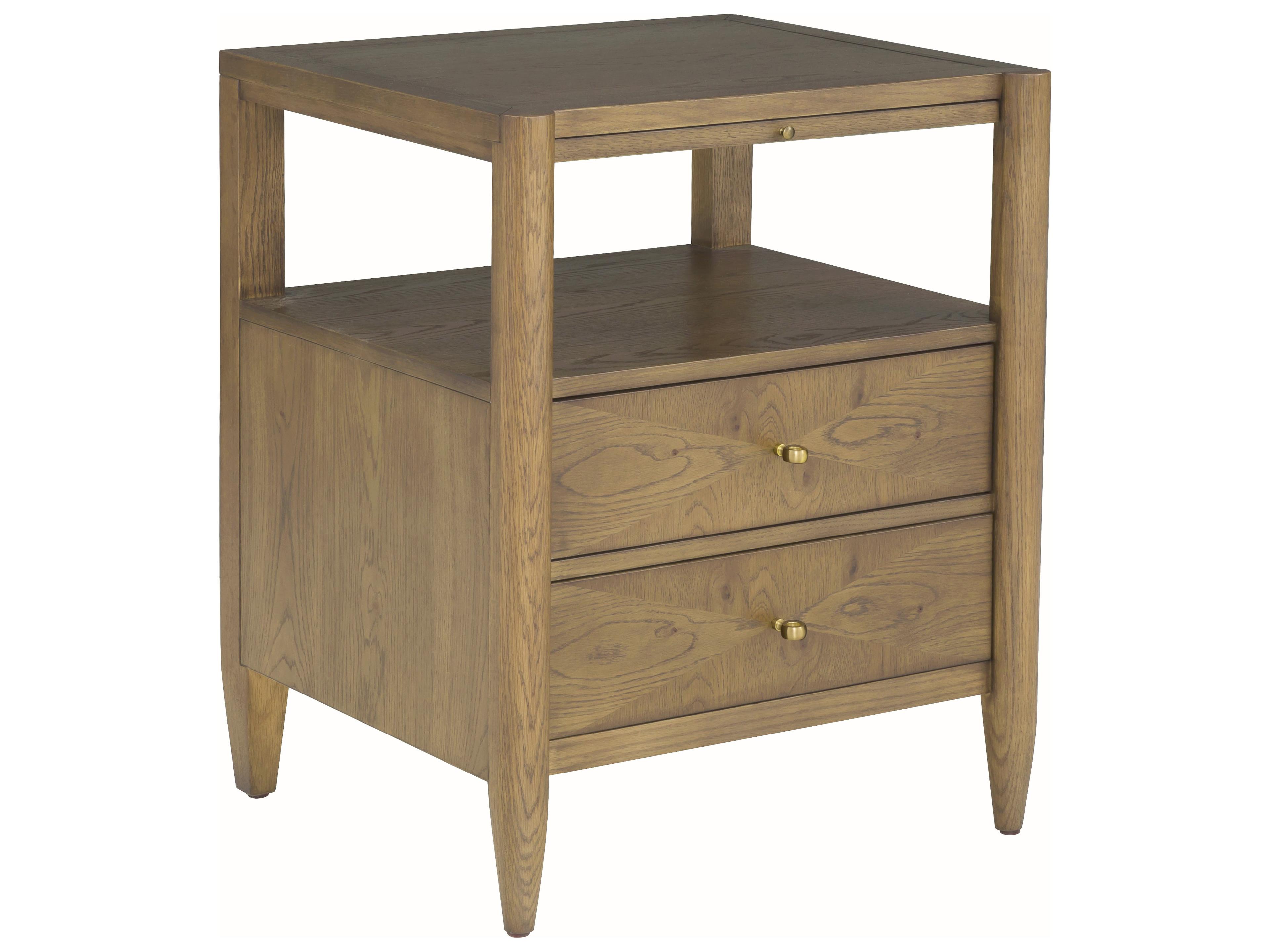 Fairfield Chair Maxwell 2-Drawers Natural Oak Wood Nightstand