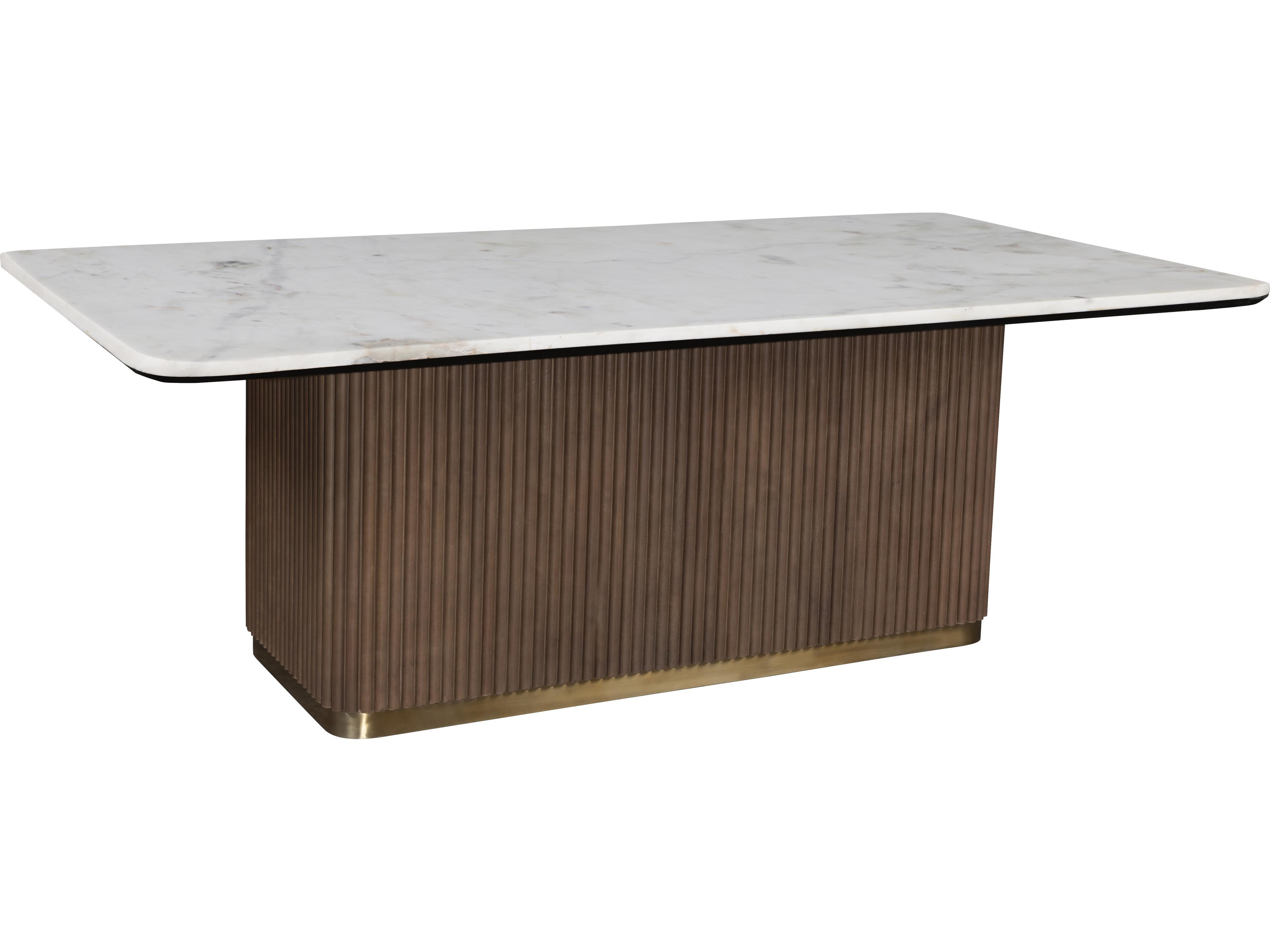 Fairfield Chair Dimitri Rectangular Marble Dining Table