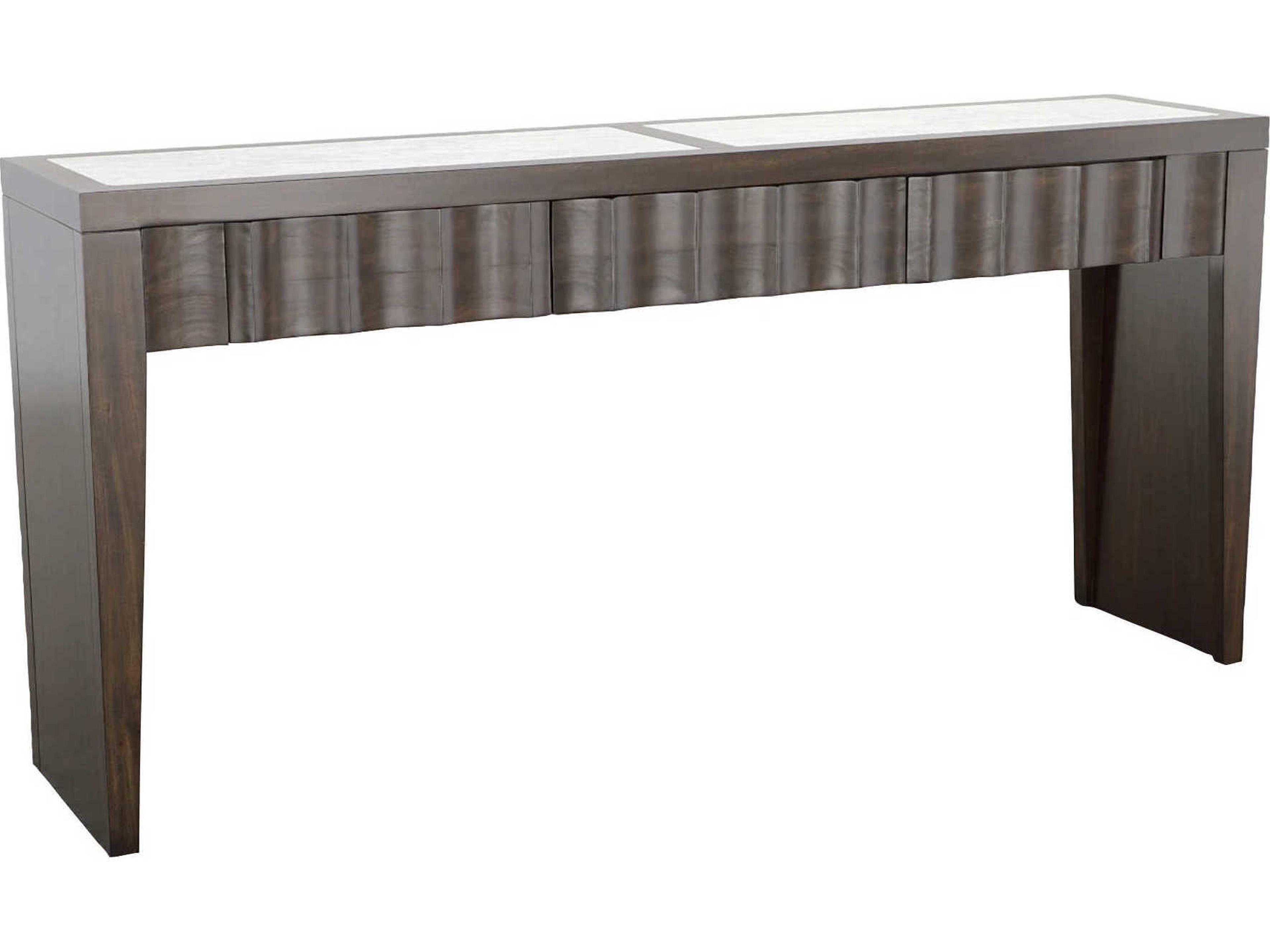 Fairfield Chair West Camden Rectangular Stone Tahitian Pearl Console Table